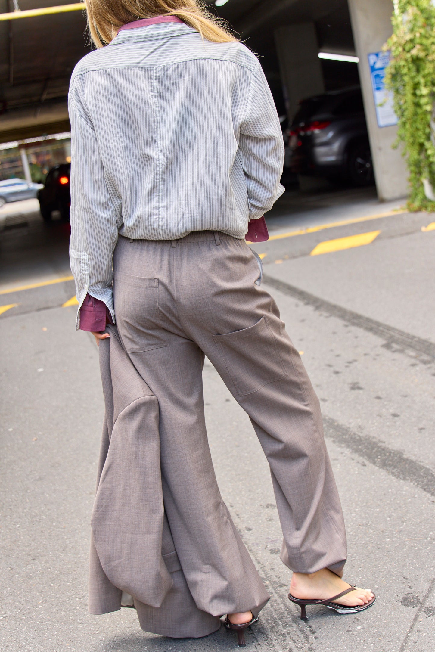 Tropical Wool Scottie Jogger - FINAL SALE
