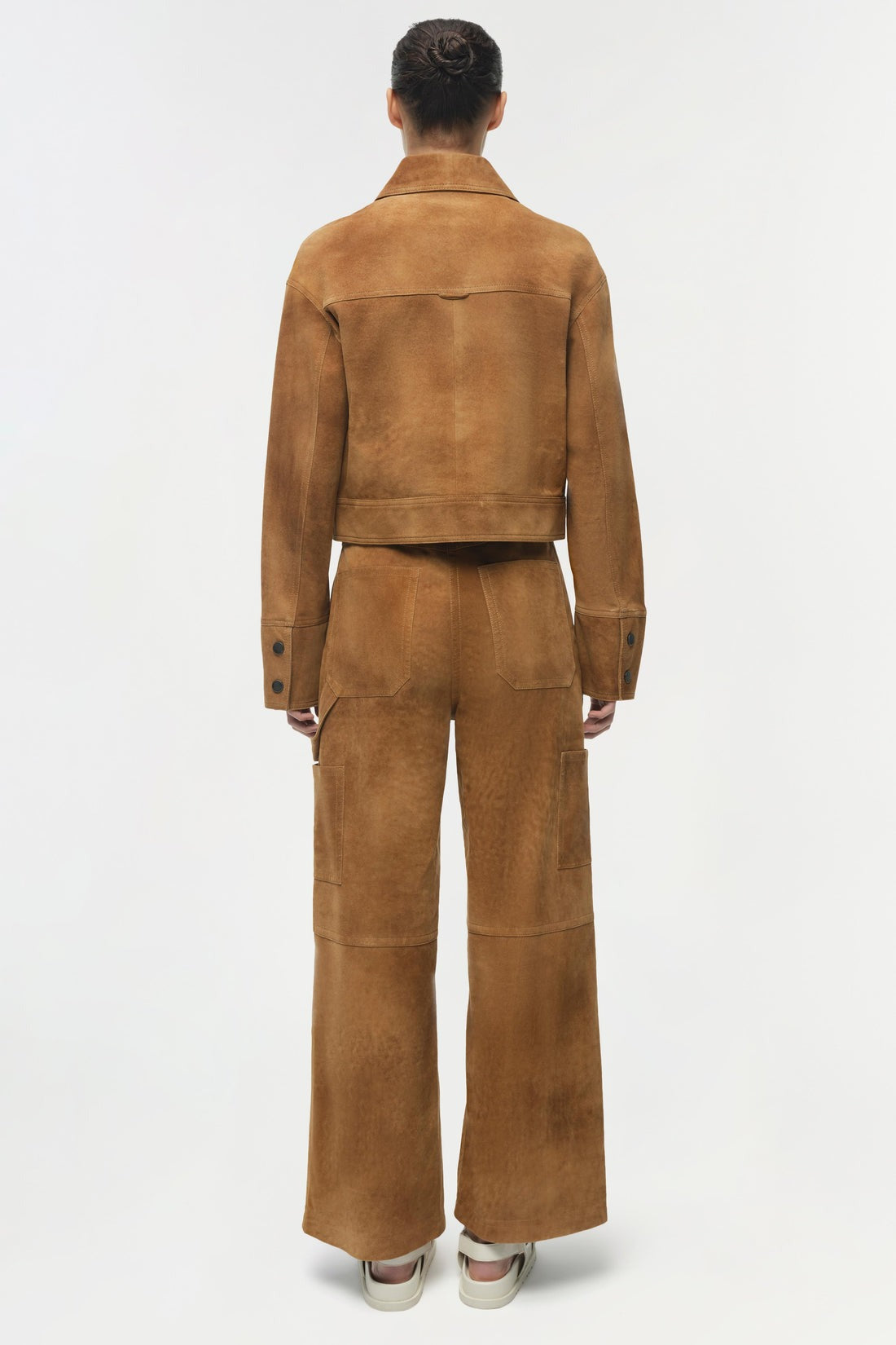 Bates Suede Straight Leg Pant
