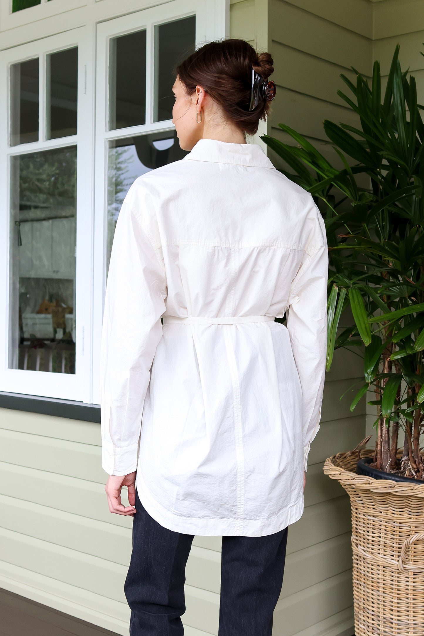 Flowe Pocket Button Up Shirt