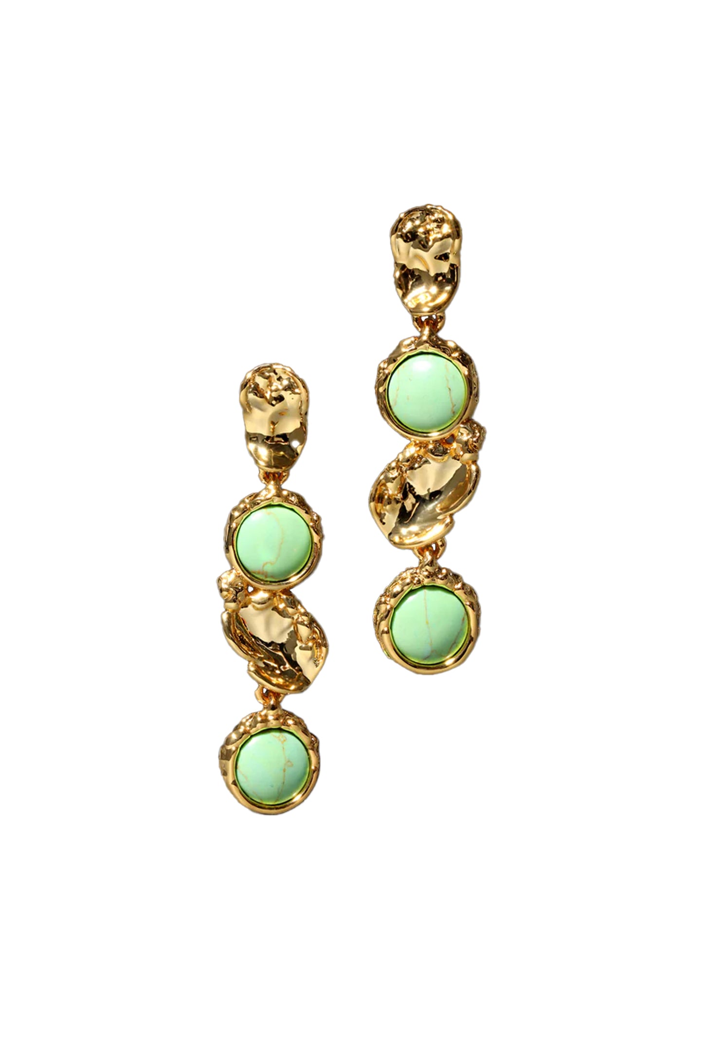 Brut Mojave Coin Linear Earring