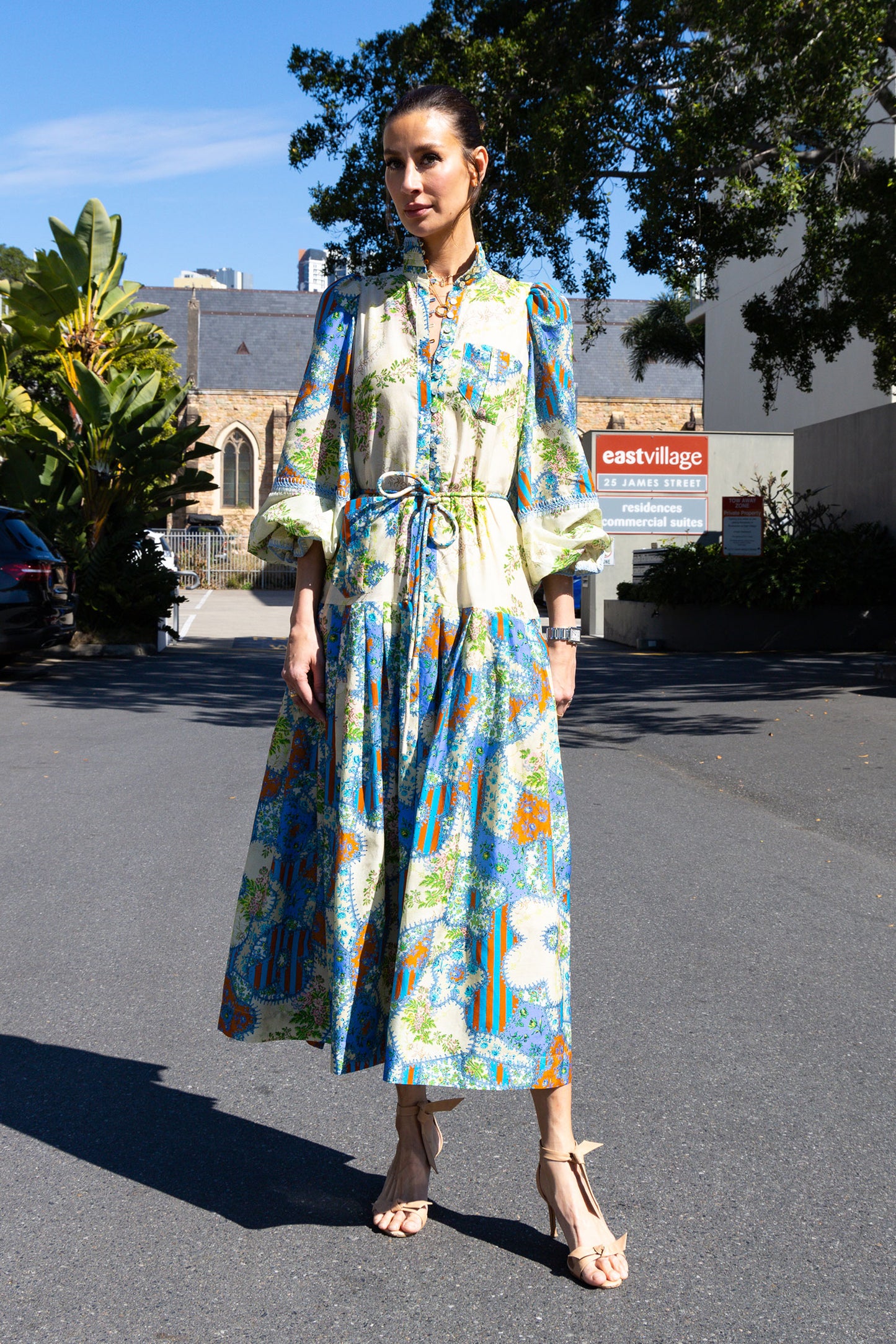 Skye Patchwork Shirtdress