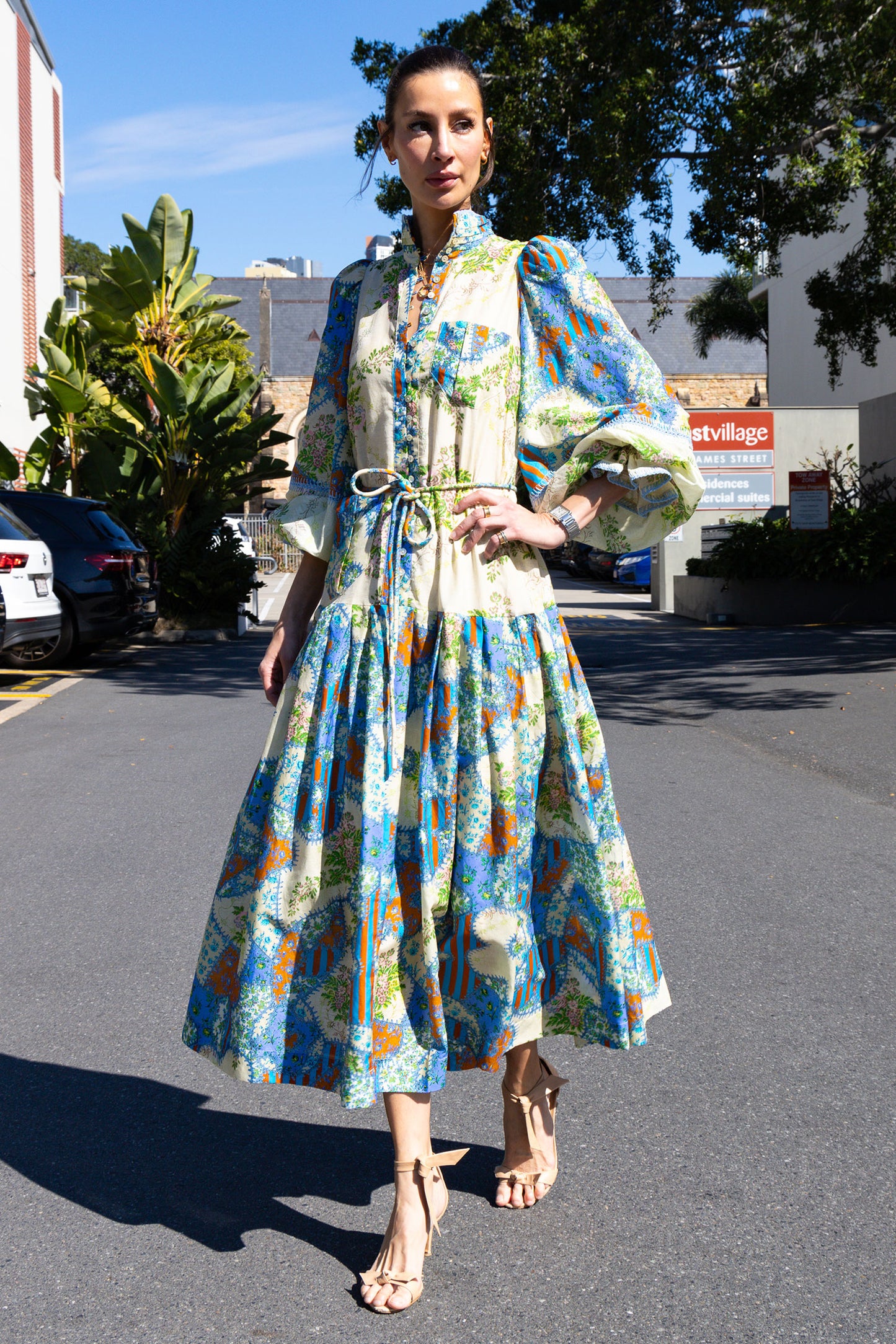 Skye Patchwork Shirtdress