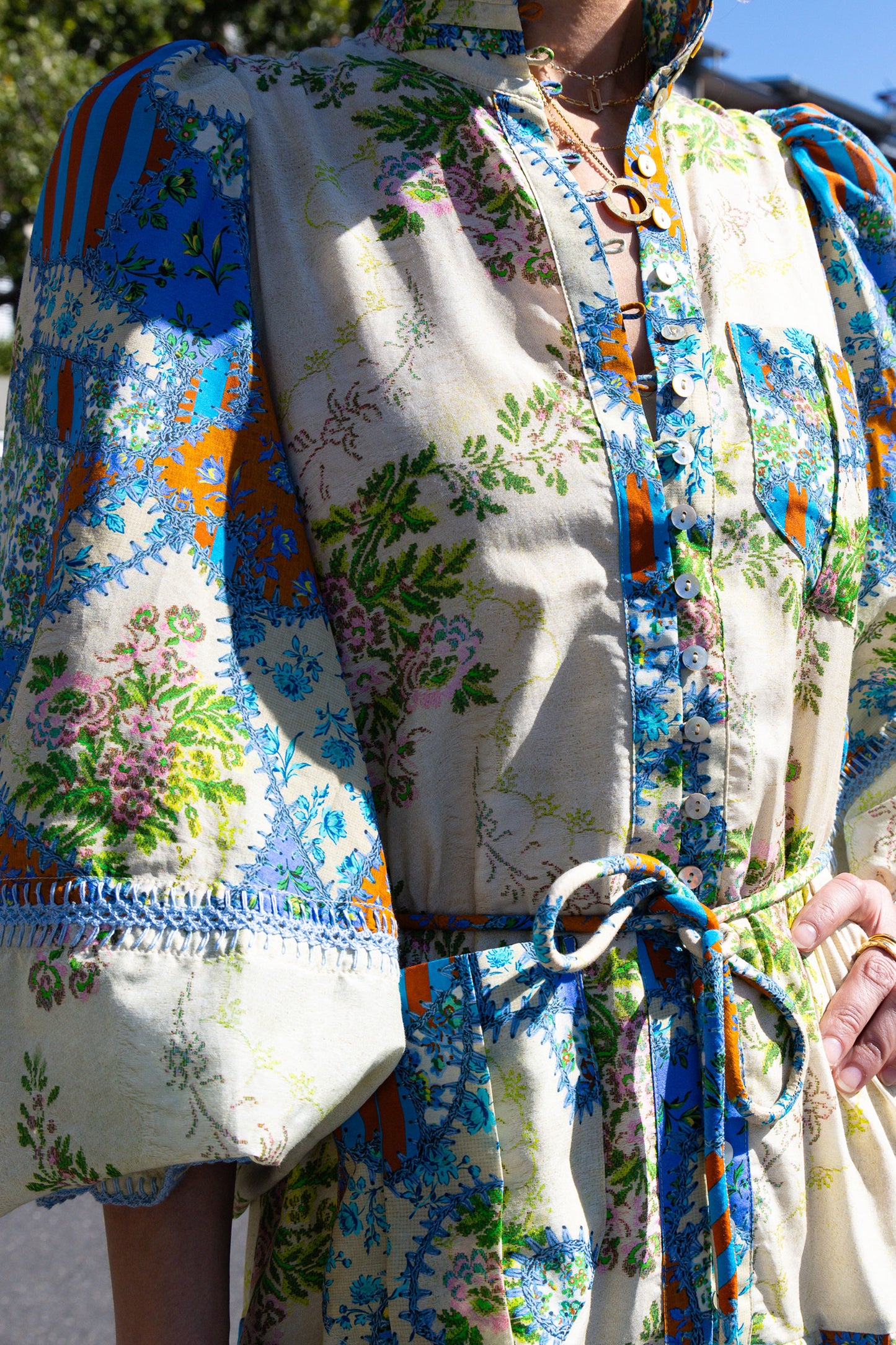 Skye Patchwork Shirtdress