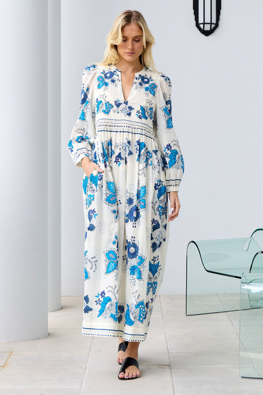 Winifred China Panel Dress - FINAL SALE