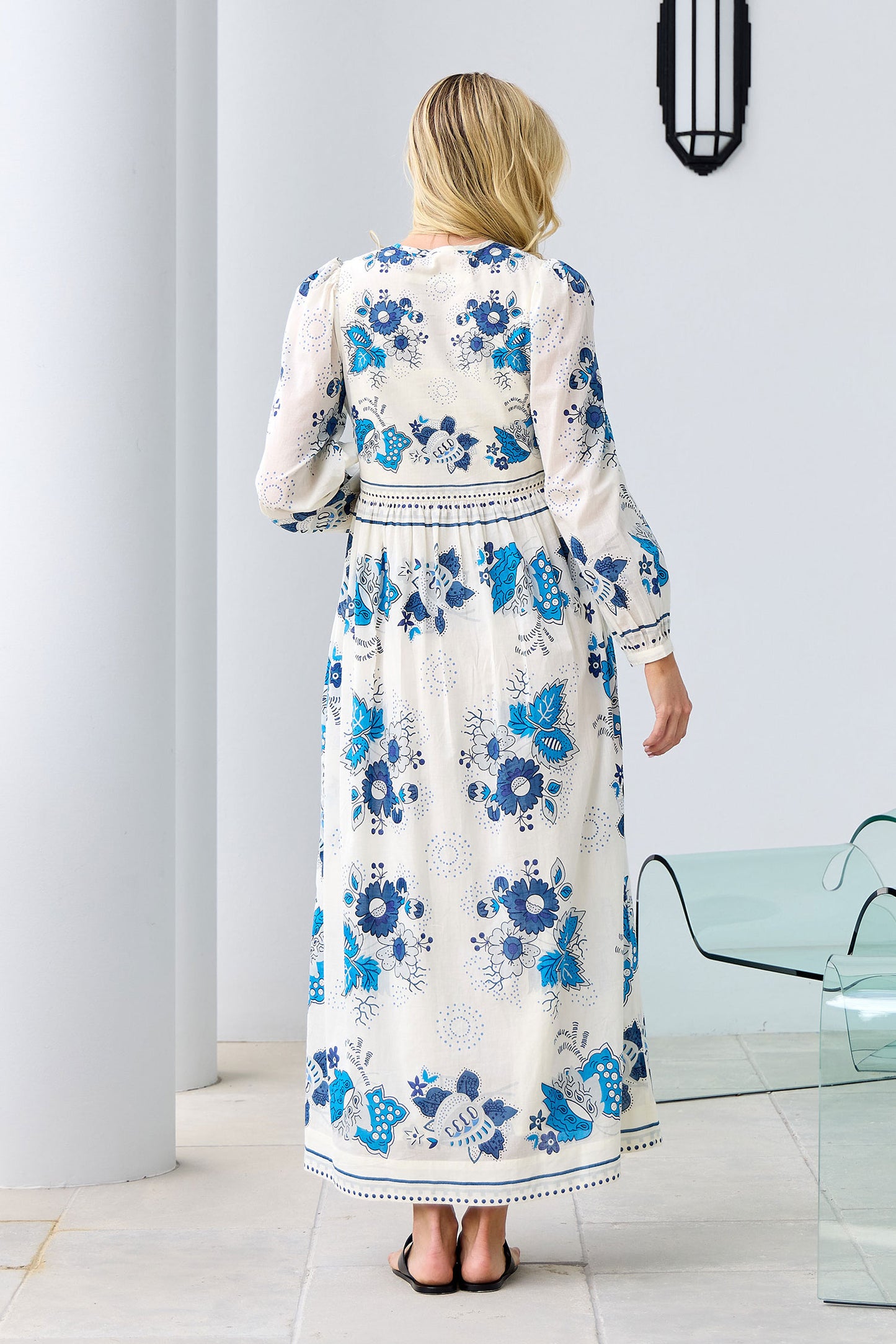 Winifred China Panel Dress - FINAL SALE