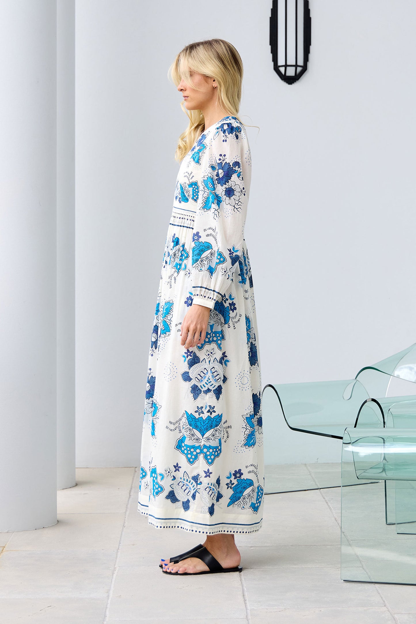 Winifred China Panel Dress - FINAL SALE