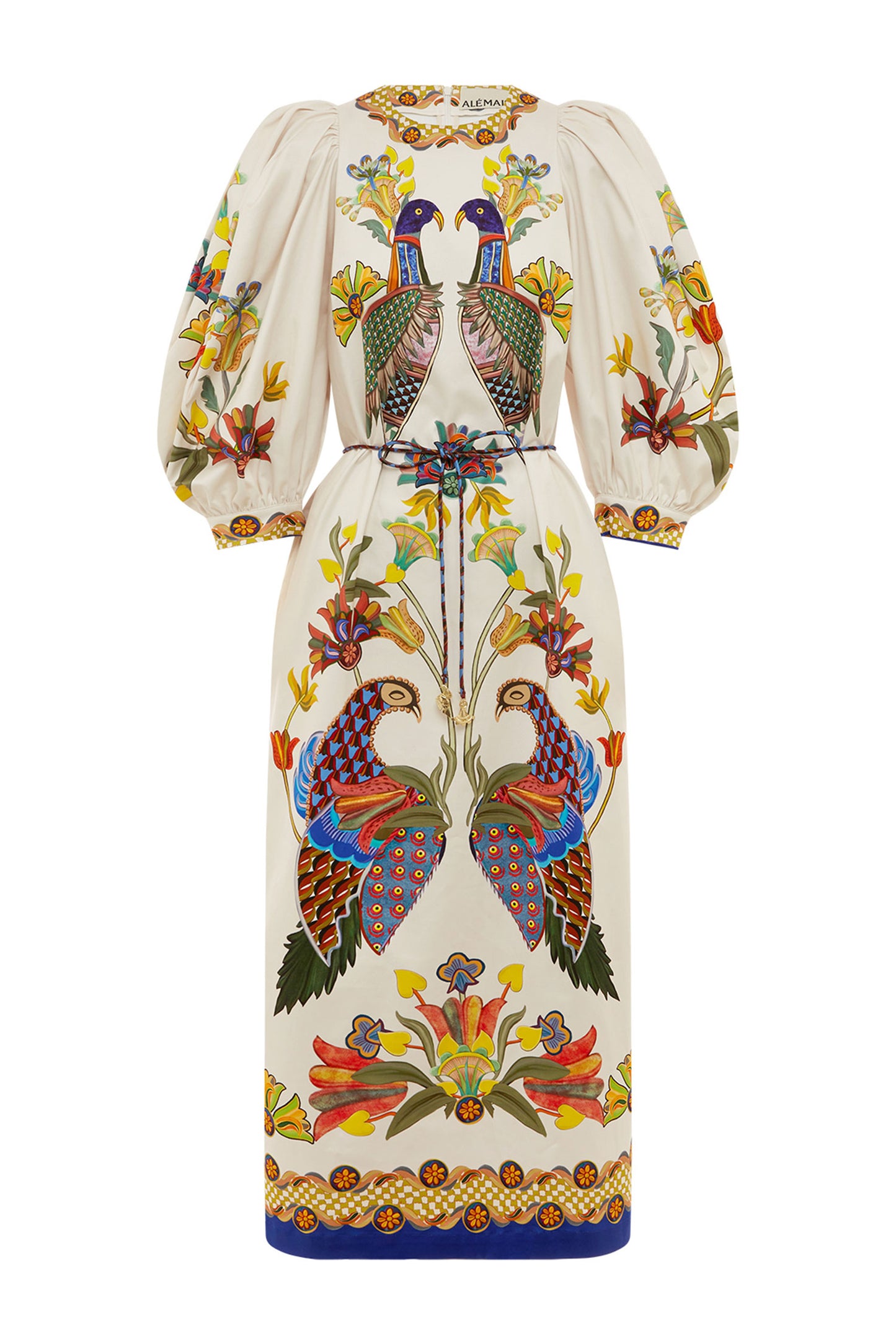 Effie Puff Sleeve Midi Dress