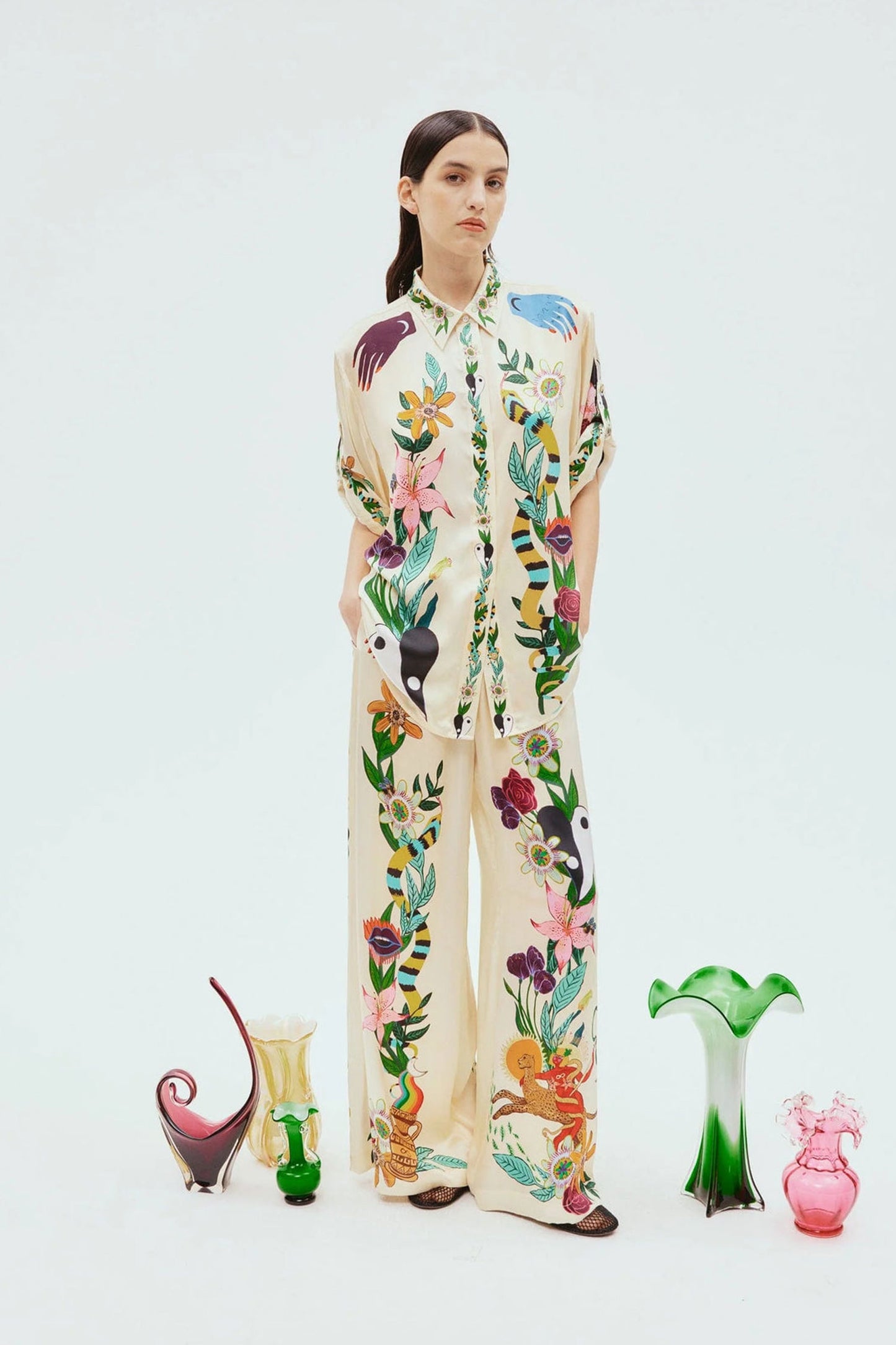 Meagan Oversized Silk Shirt