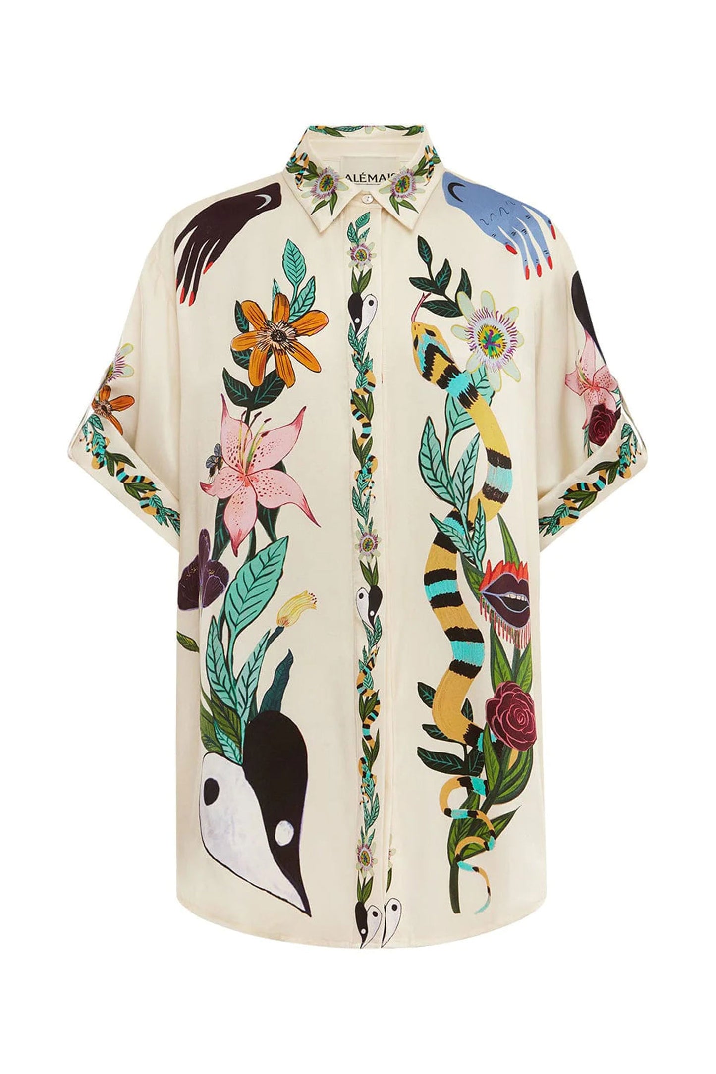 Meagan Oversized Silk Shirt