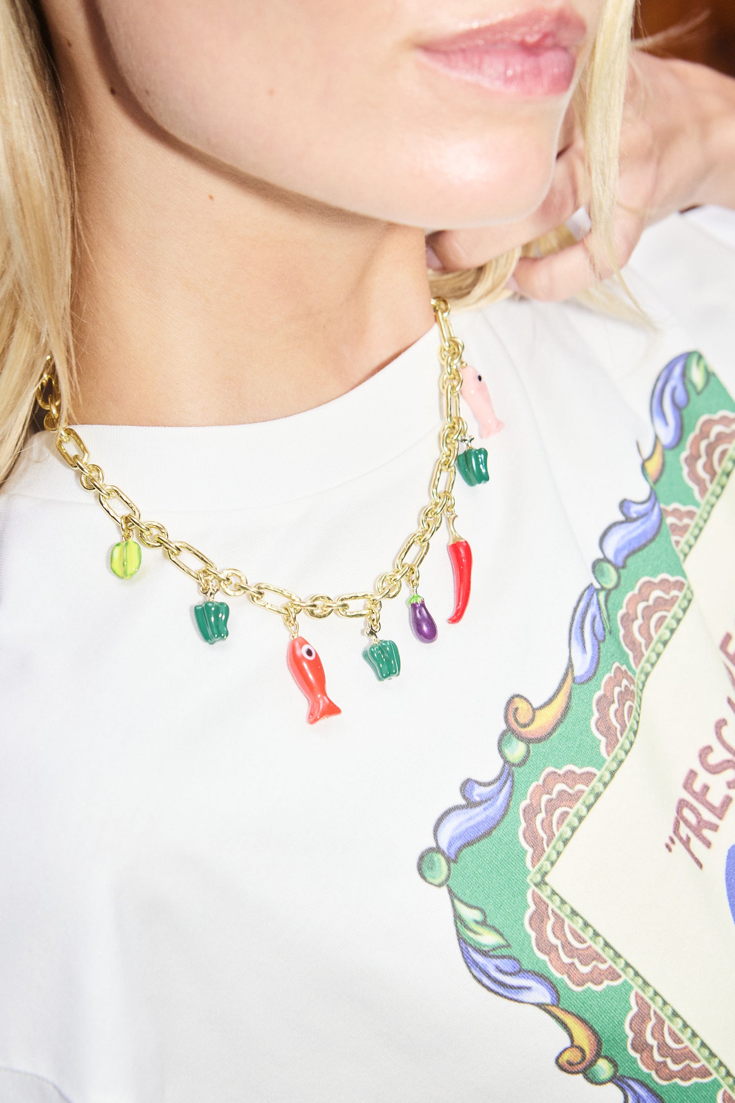Tesori Fish Bead Necklace