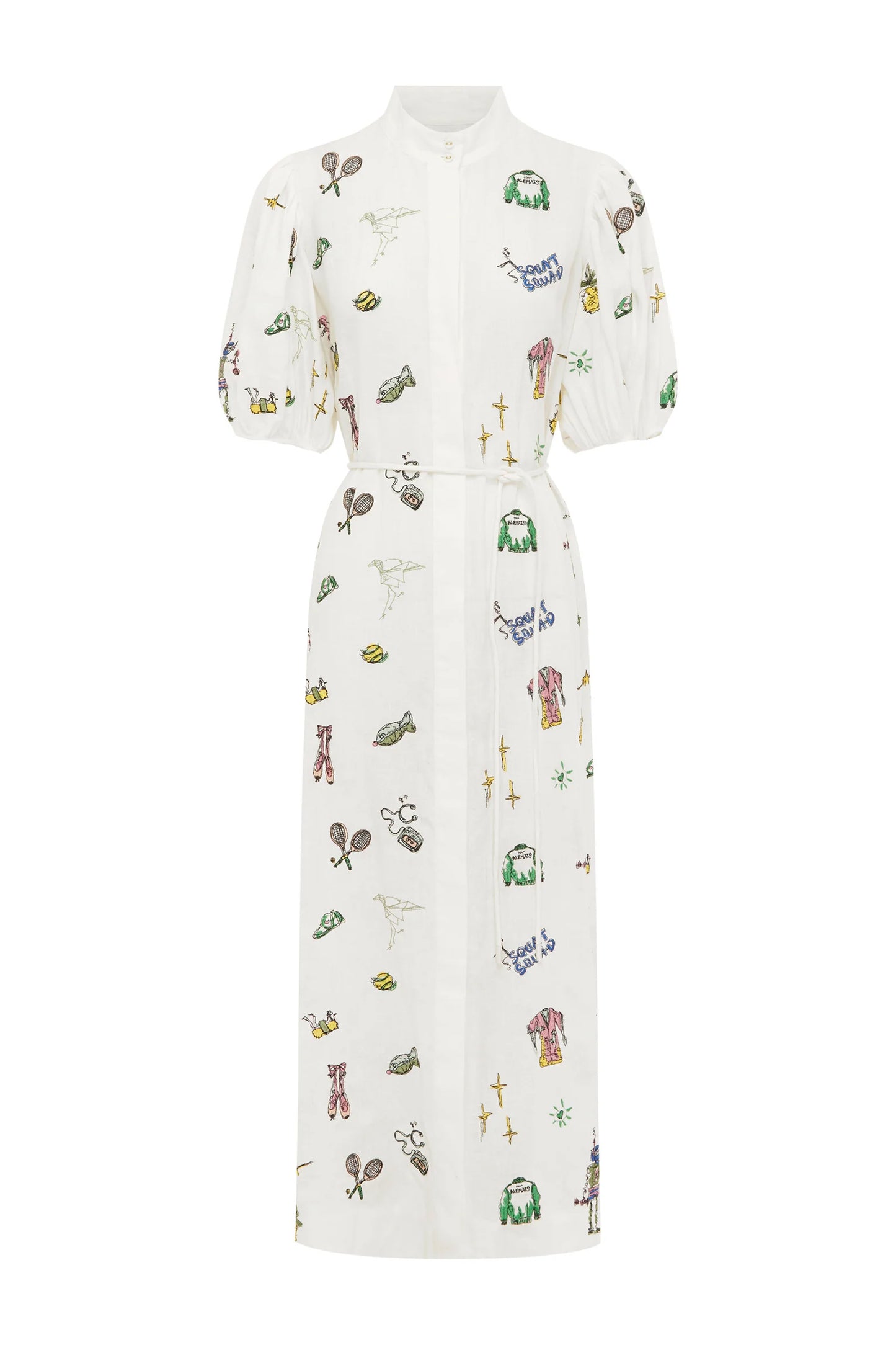 Play Embroidered Shirtdress