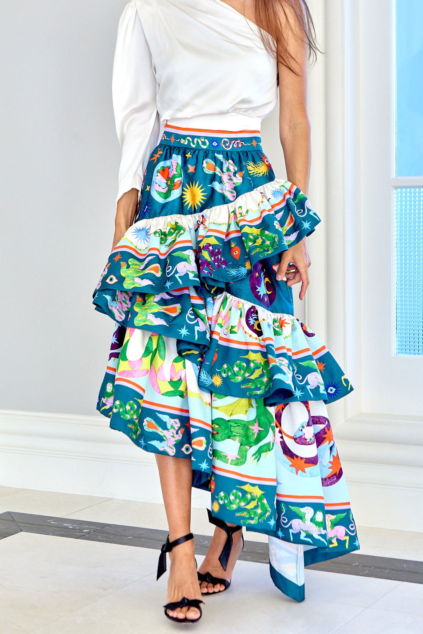 Guardian Tiered Ruffled Skirt