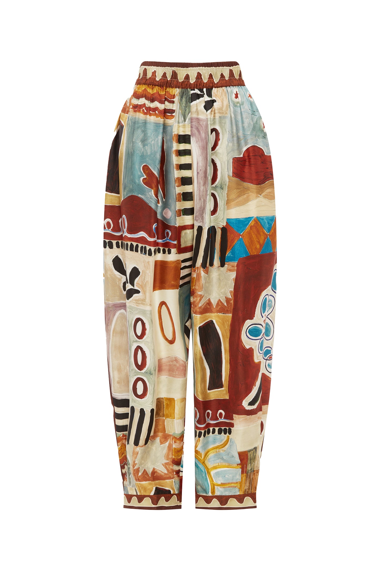 Michelle Tapered Silk Pant