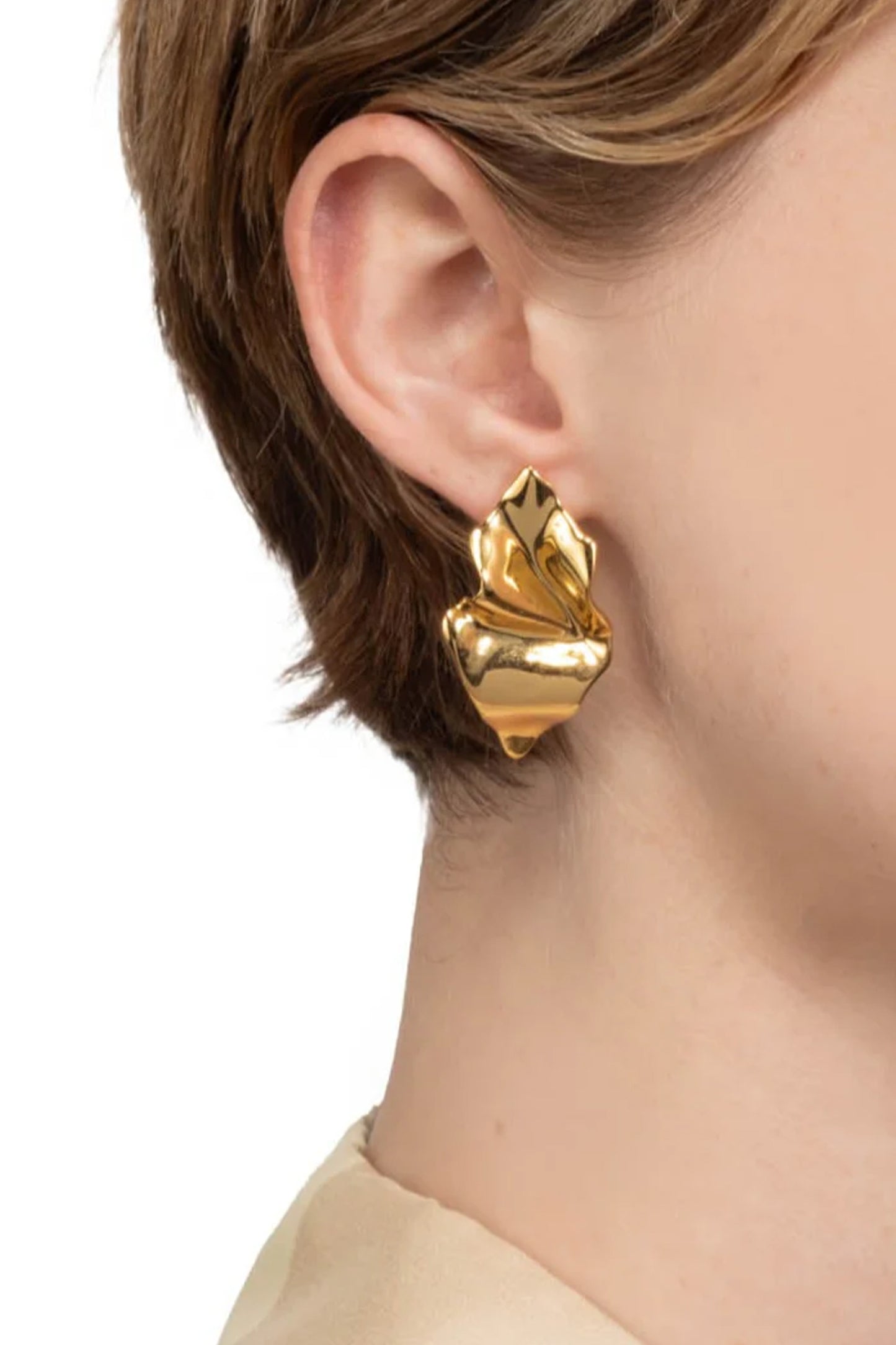 Crumpled Small Earrings