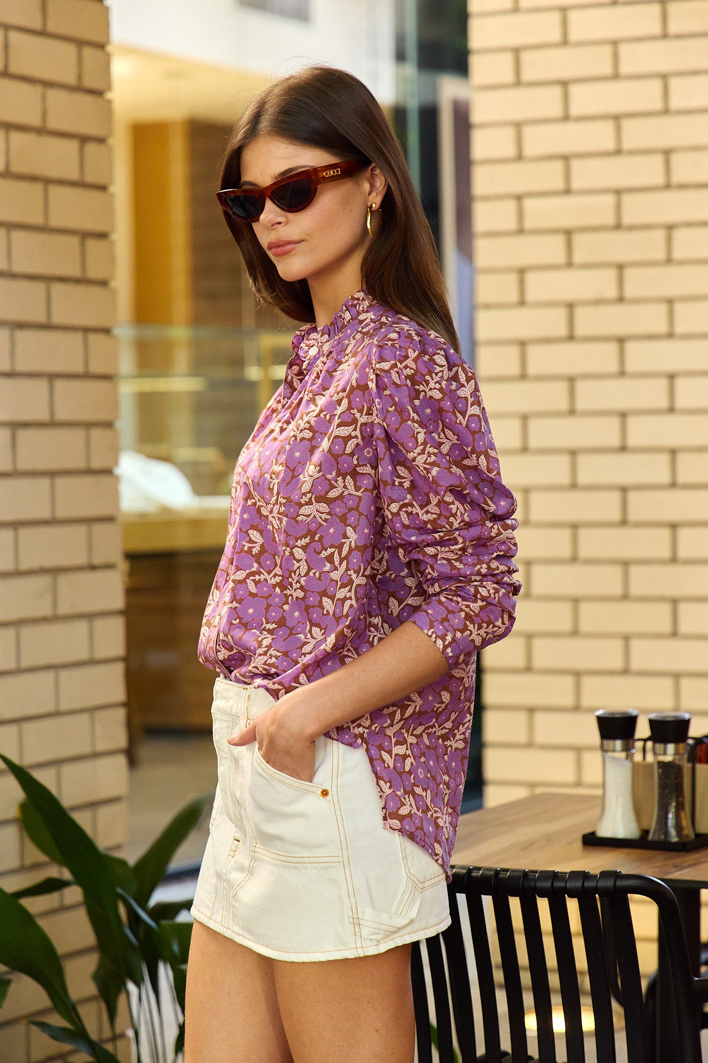 Artemis Twilight Floral Shirt