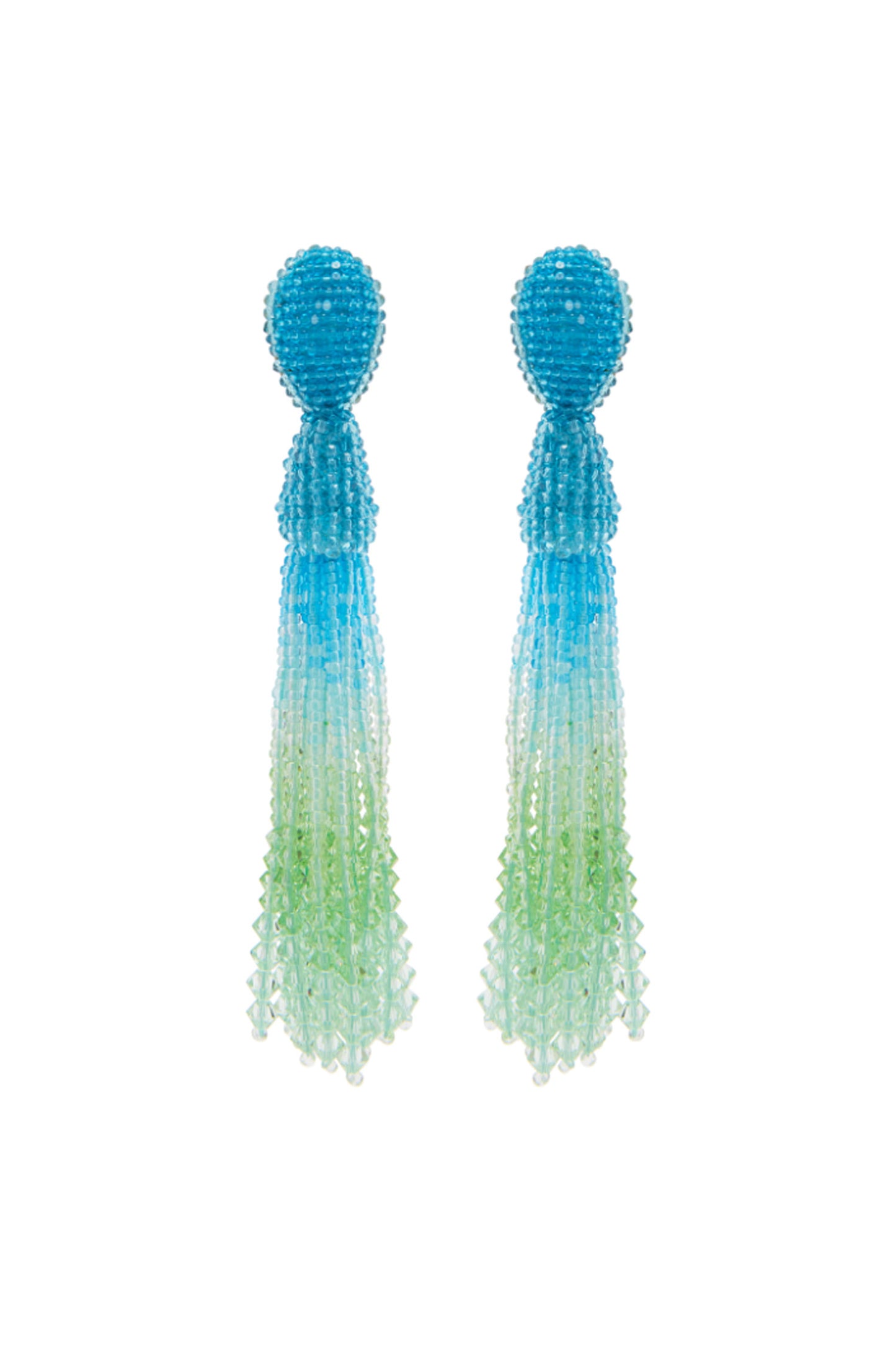 Beaded Ombre Tassel Earring