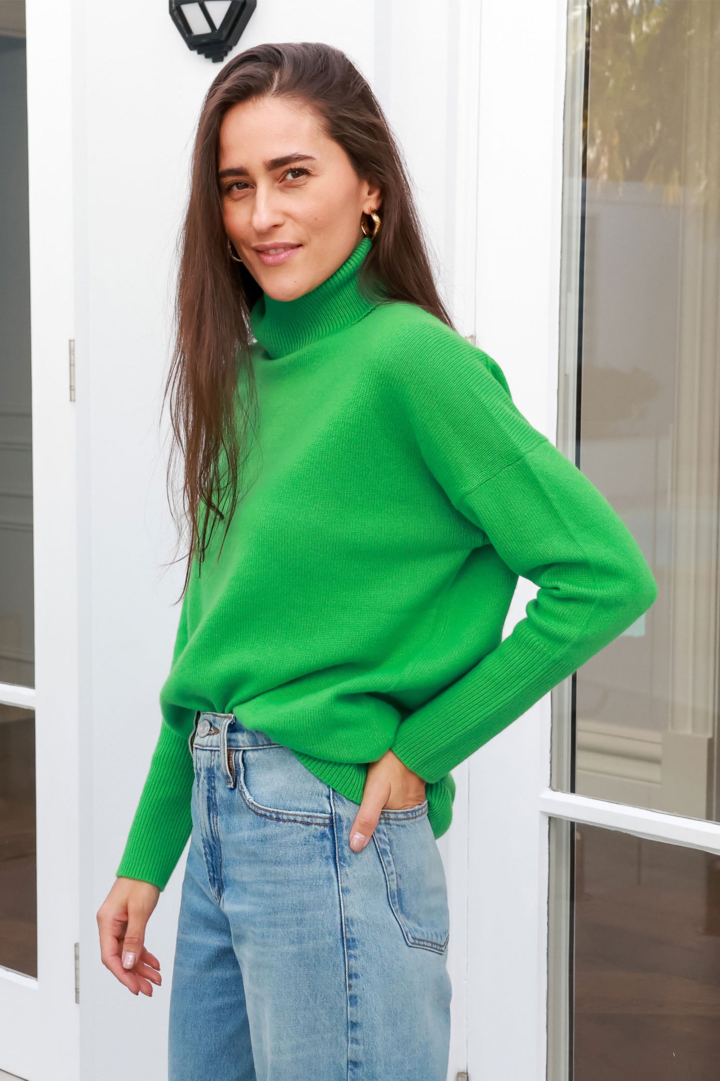 The Relaxed Polo Sweater