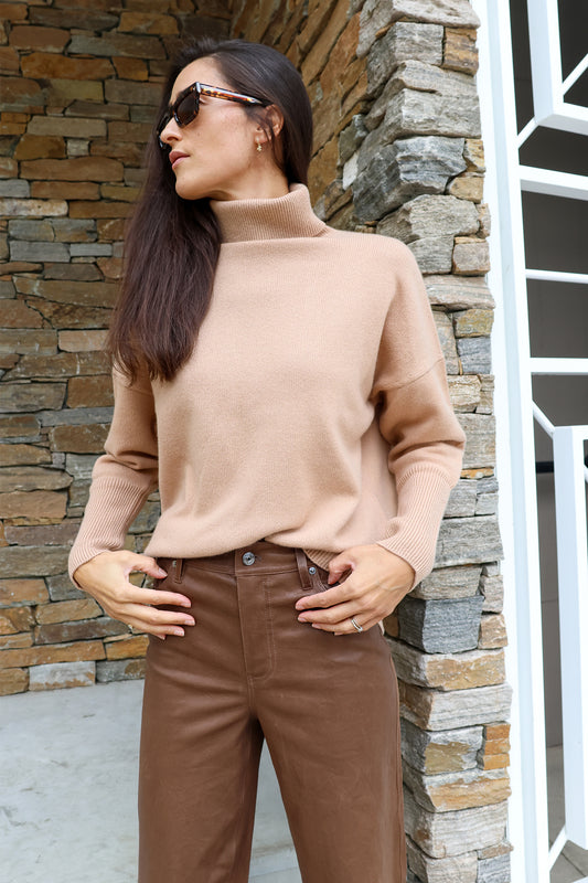 Relaxed Polo Sweater