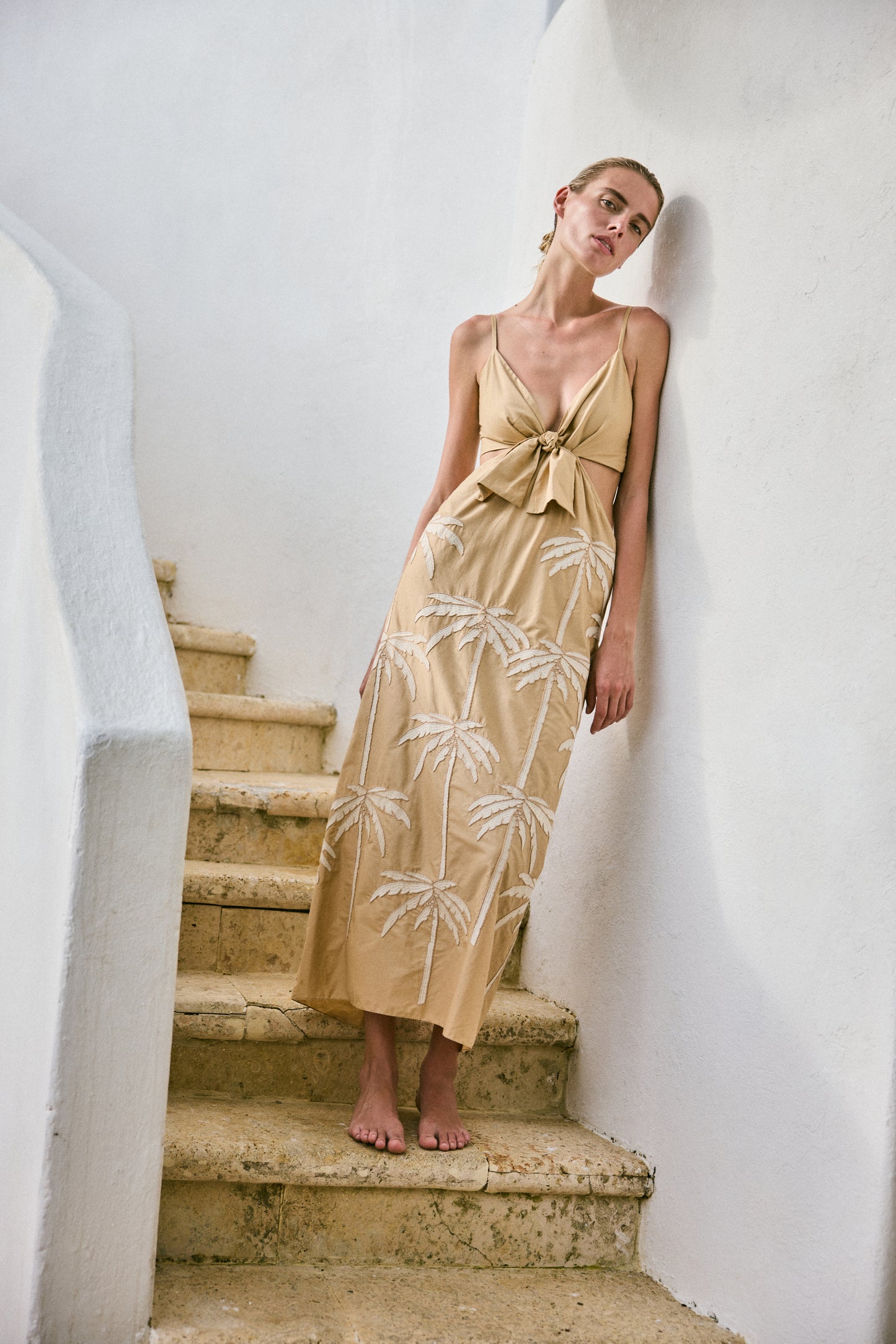 Sea Swirl Ankle Dress