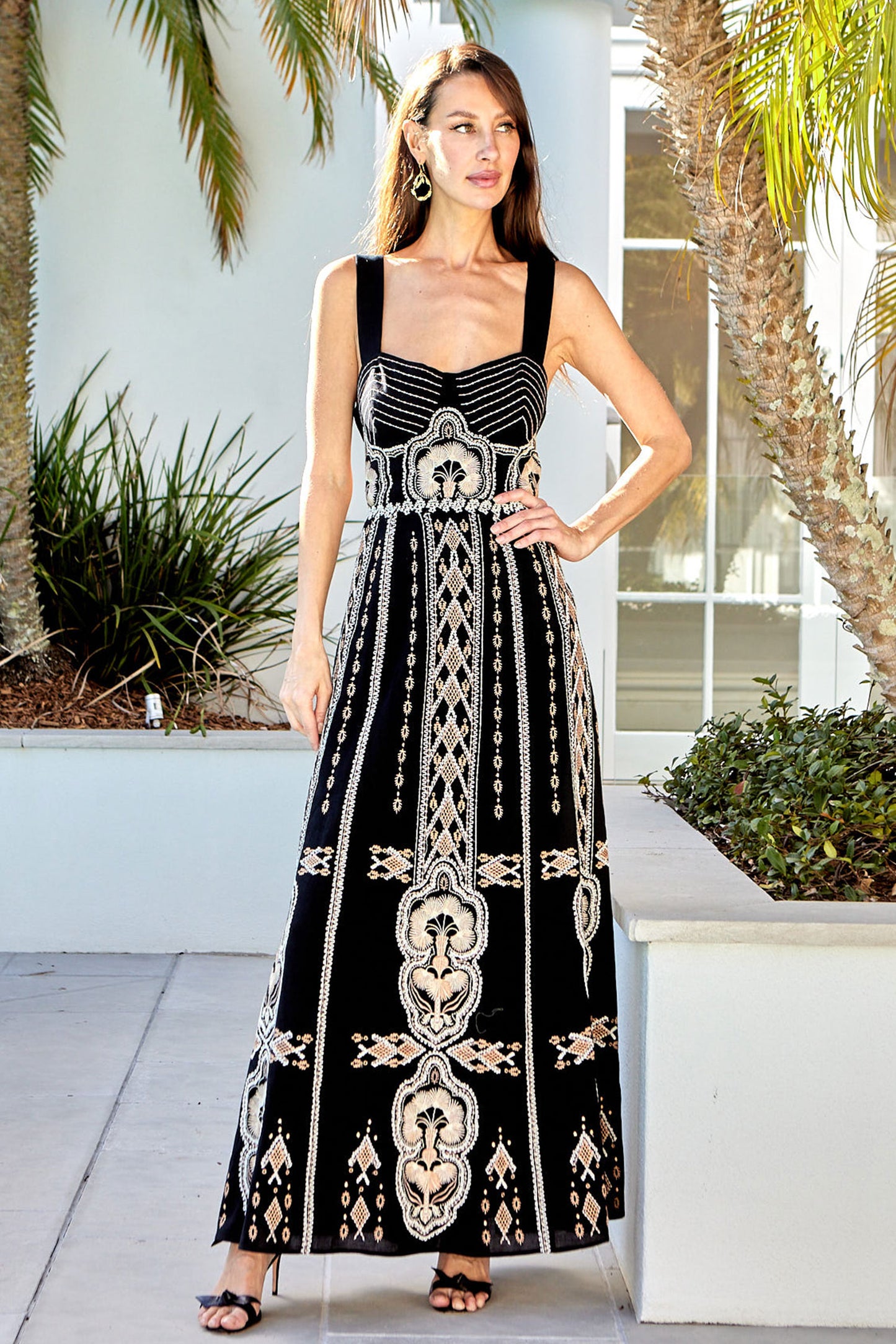 Azzurra Embroidery Dress - FINAL SALE