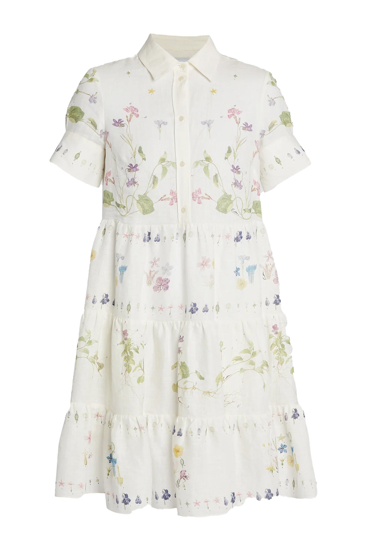Short Sleeve Mini Shirt Dress