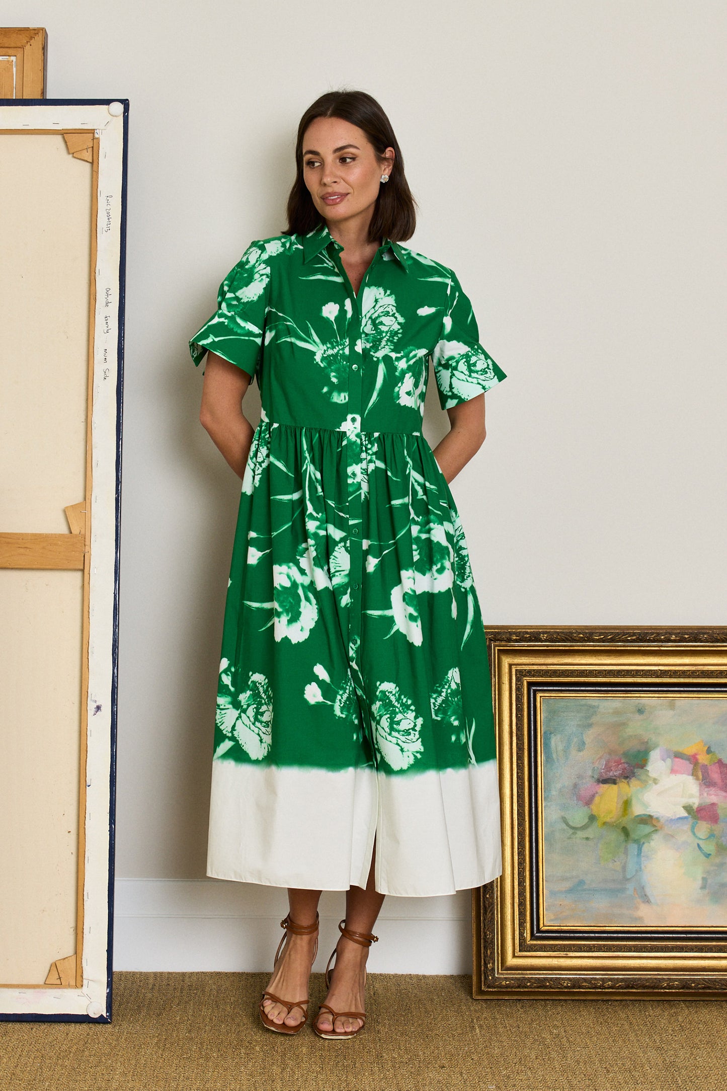 Short Sleeve Shirt Dress