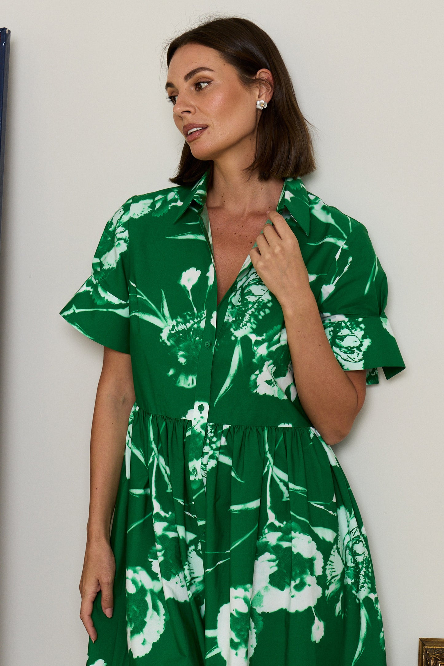 Short Sleeve Shirt Dress