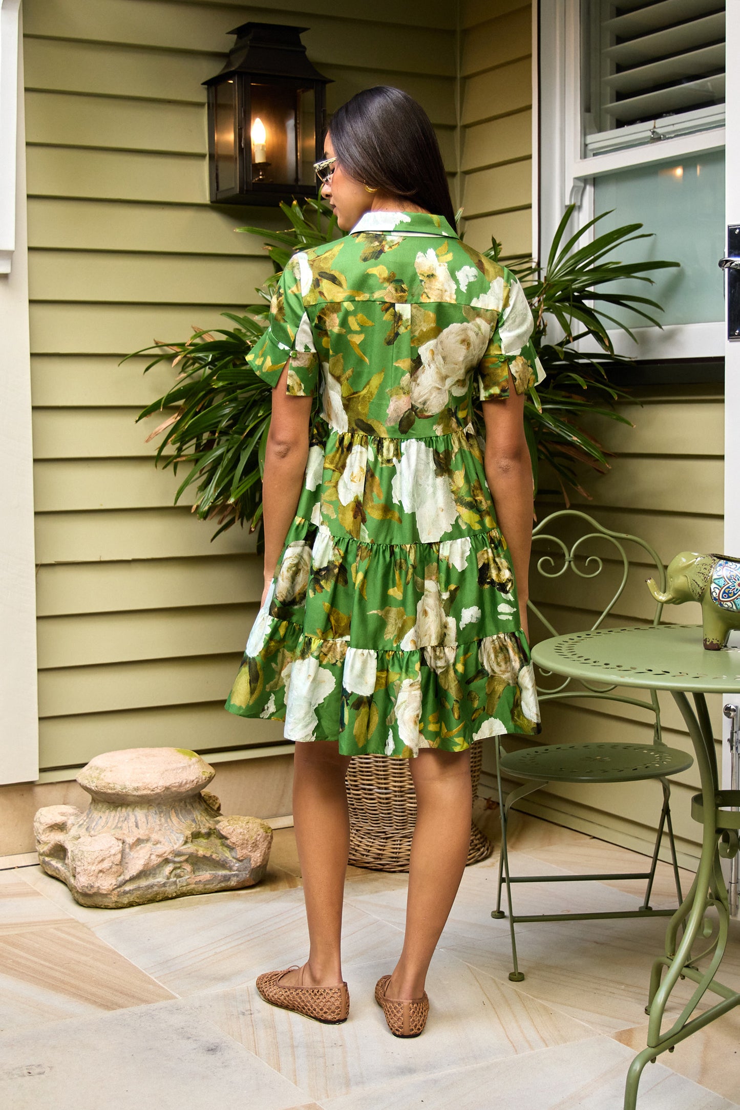 Short Sleeve Mini Shirt Dress