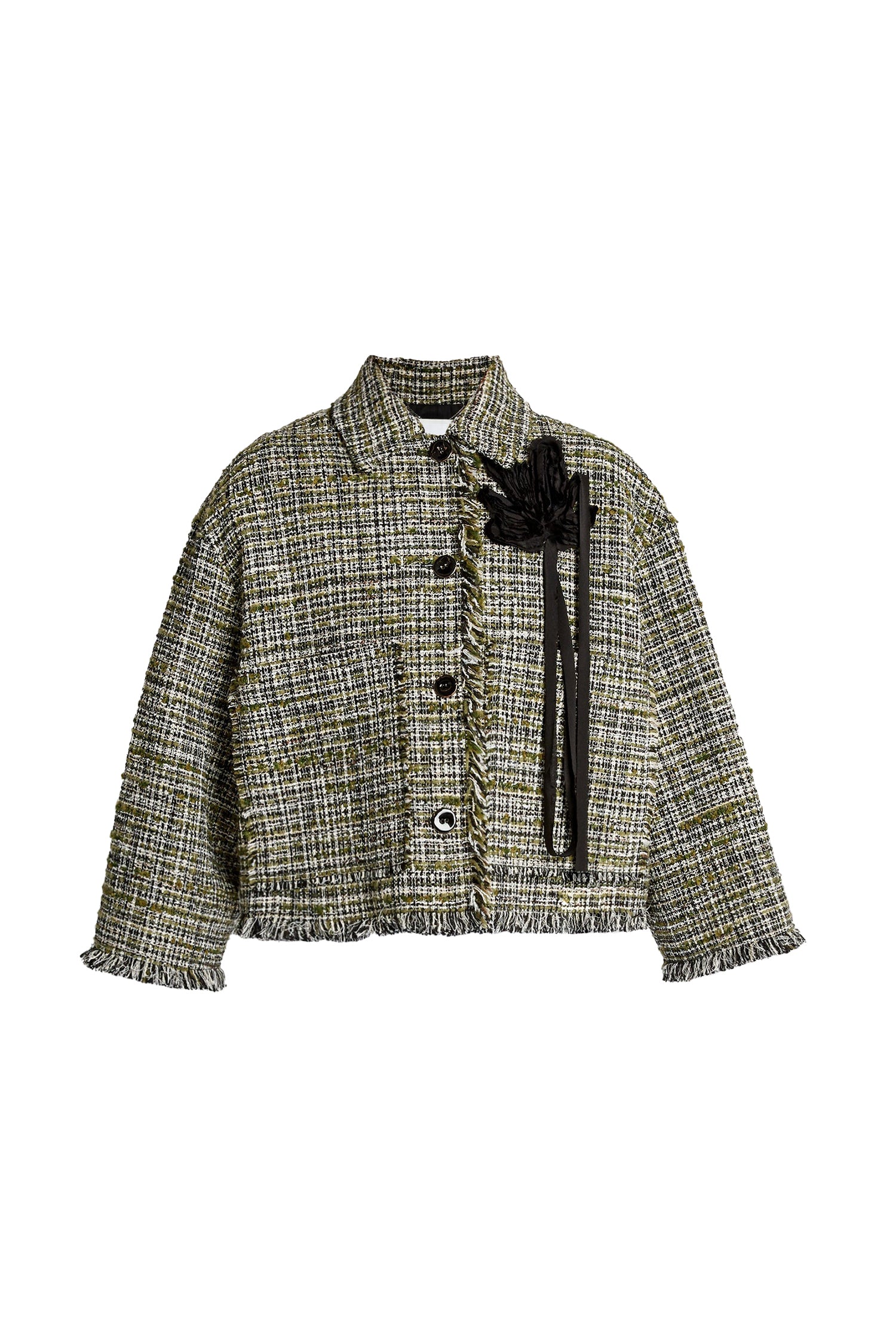 Tweed Boxy Crop Jacket – Samantha Ogilvie - Main Image