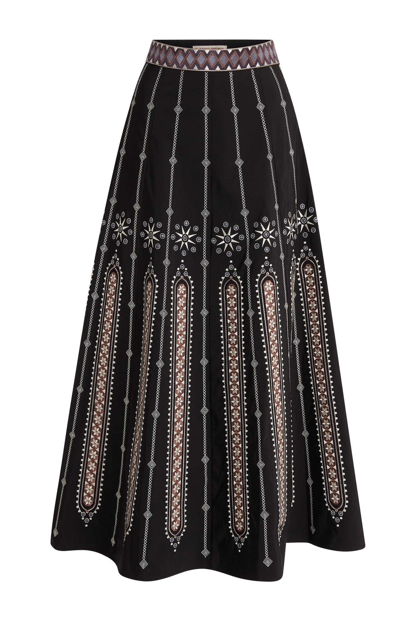 Camille Byzantine Embroidered Skirt