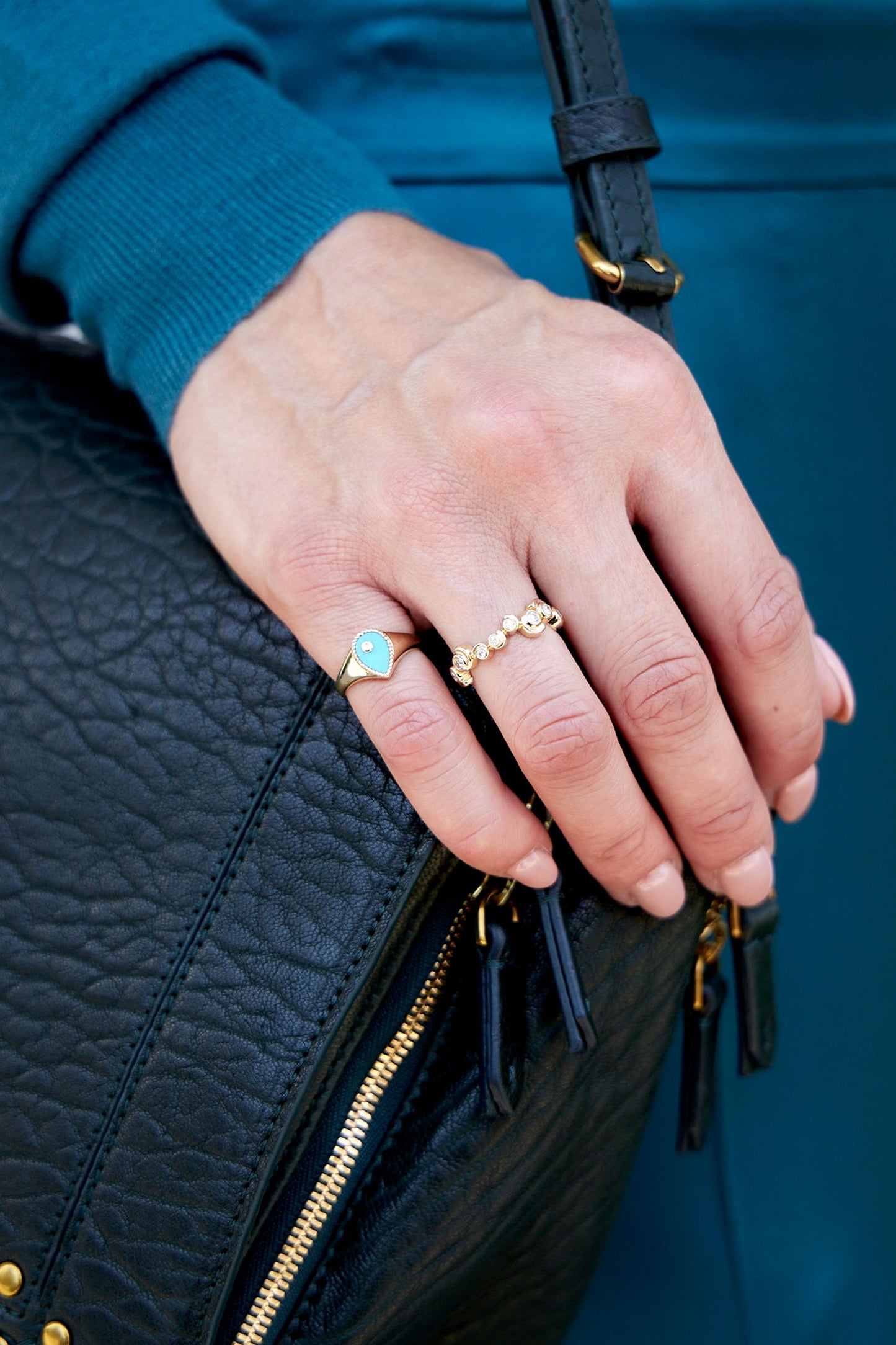 Escargot Diamond Ring