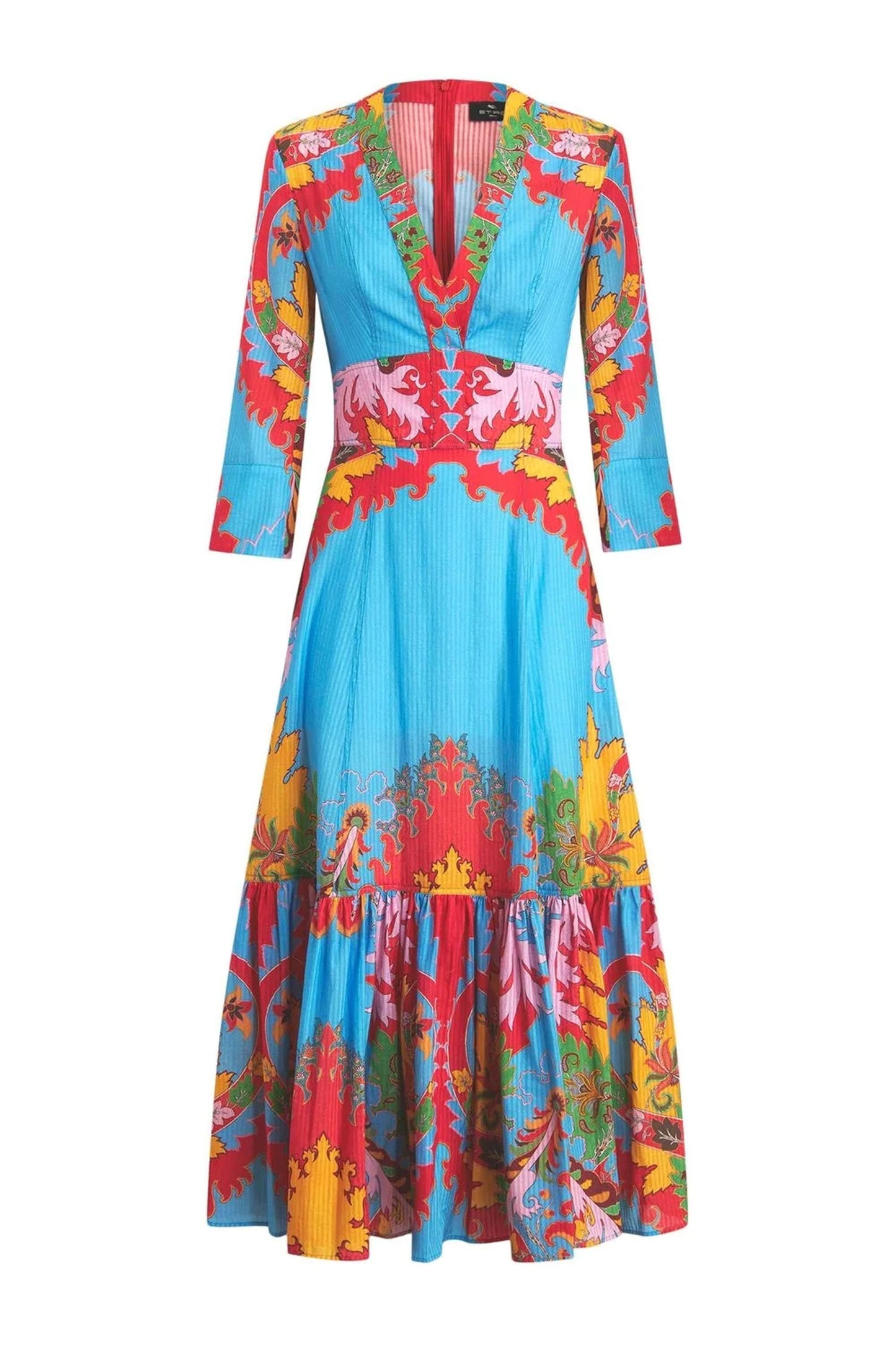 Paisley Flared Midi Dress - FINAL SALE