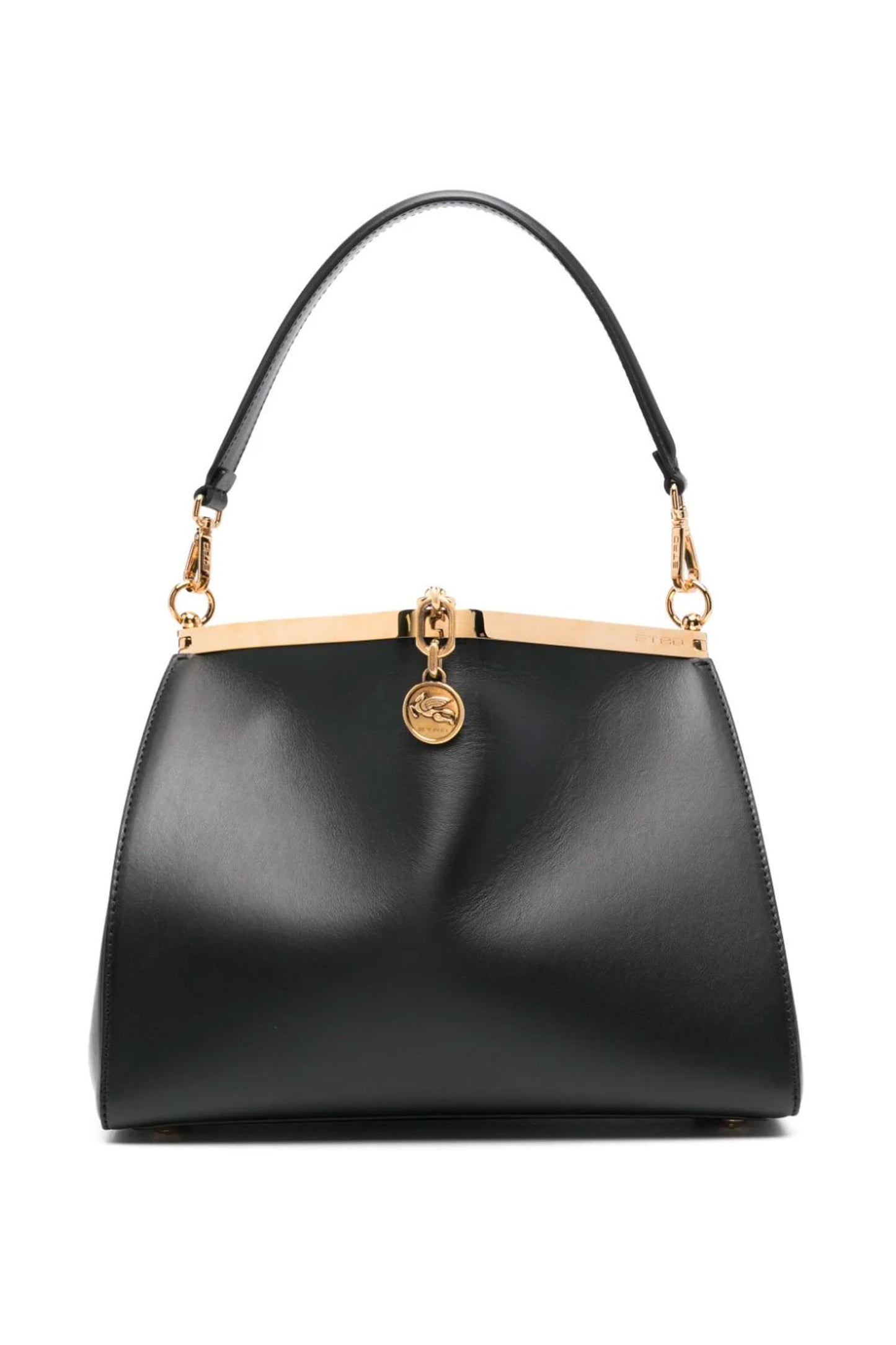 Vela Medium Leather Shoulder Bag