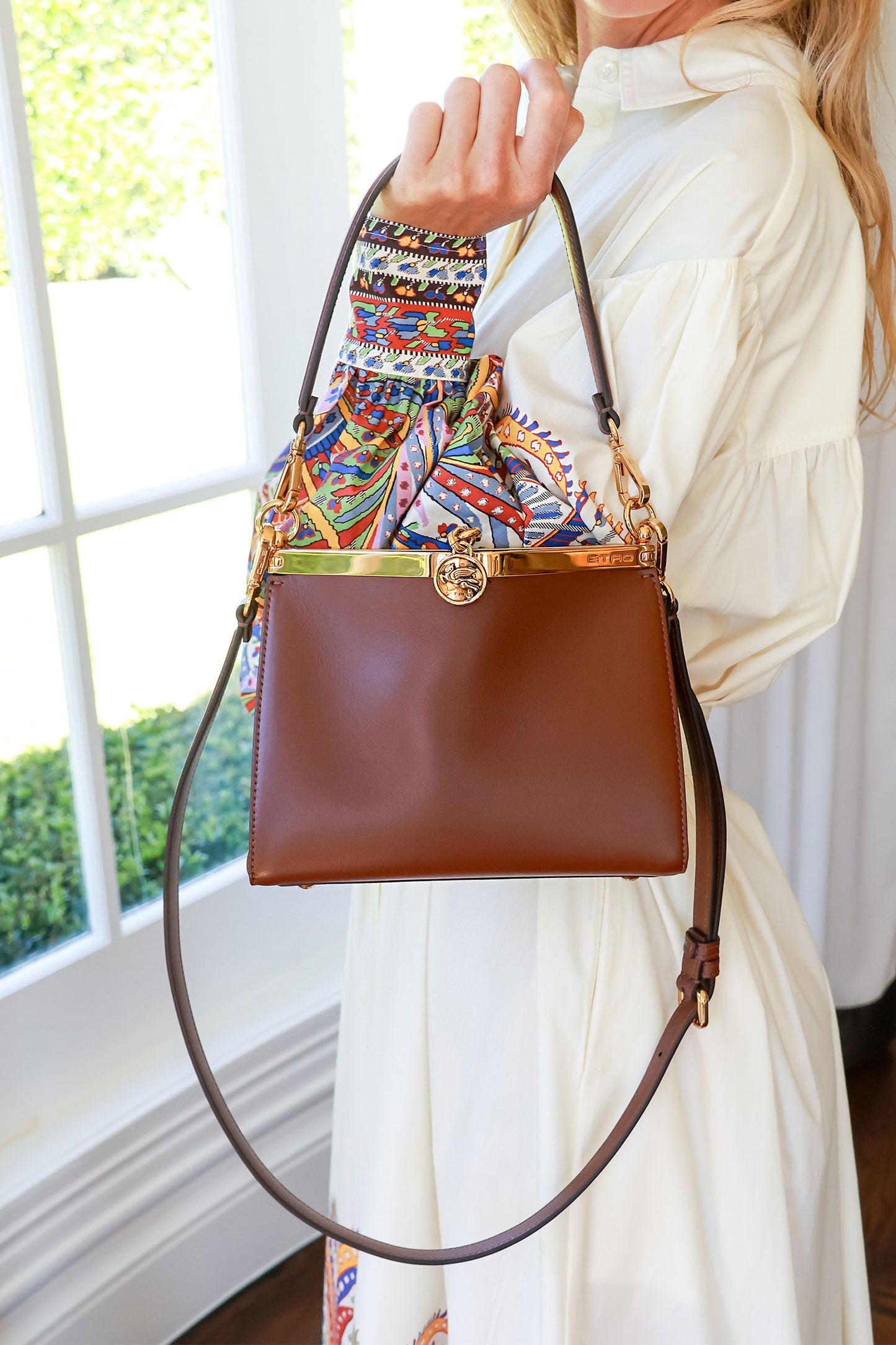 Vela Mini Leather Shoulder Bag