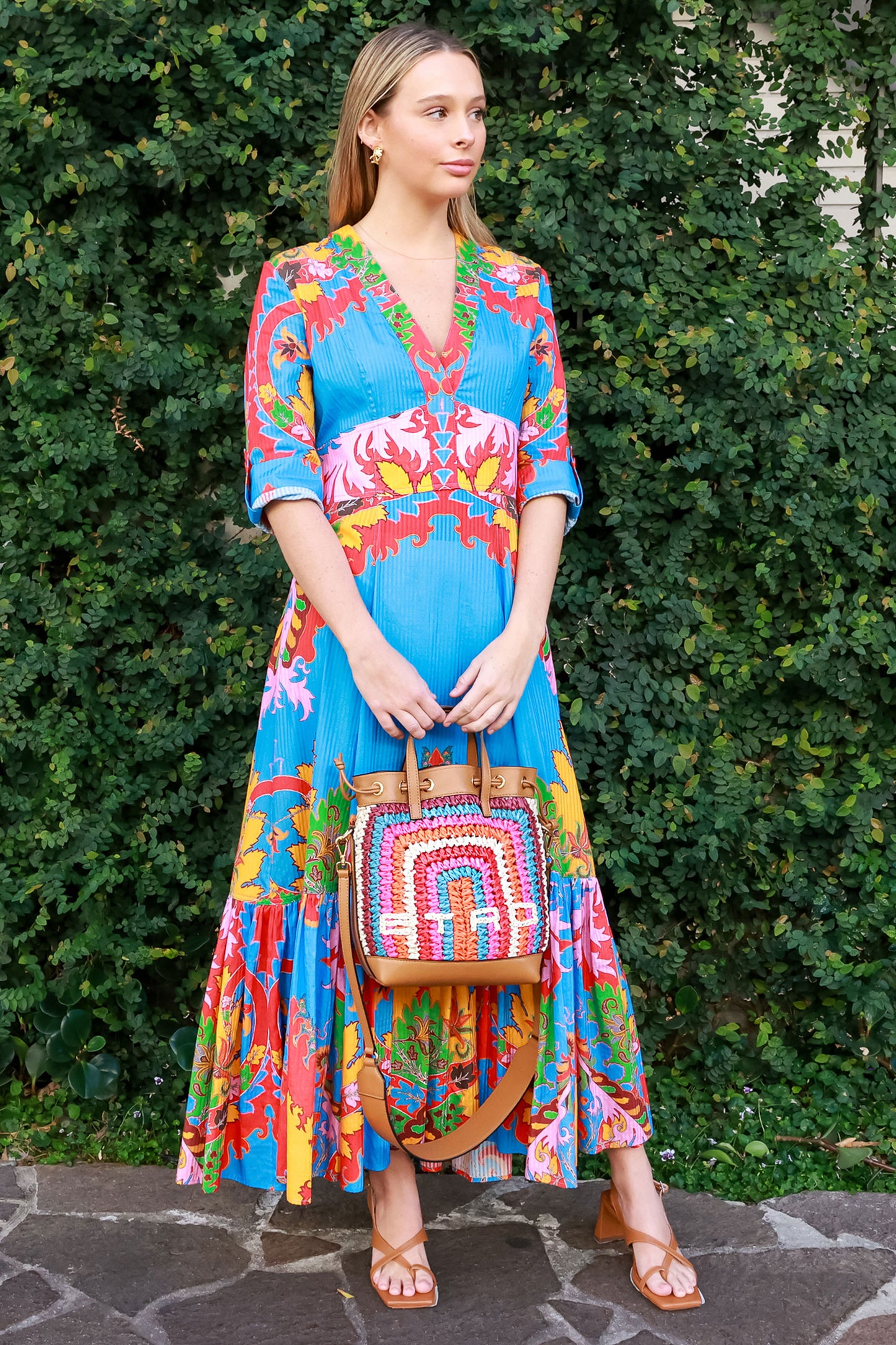 Raffia Bucket Bag - FINAL SALE