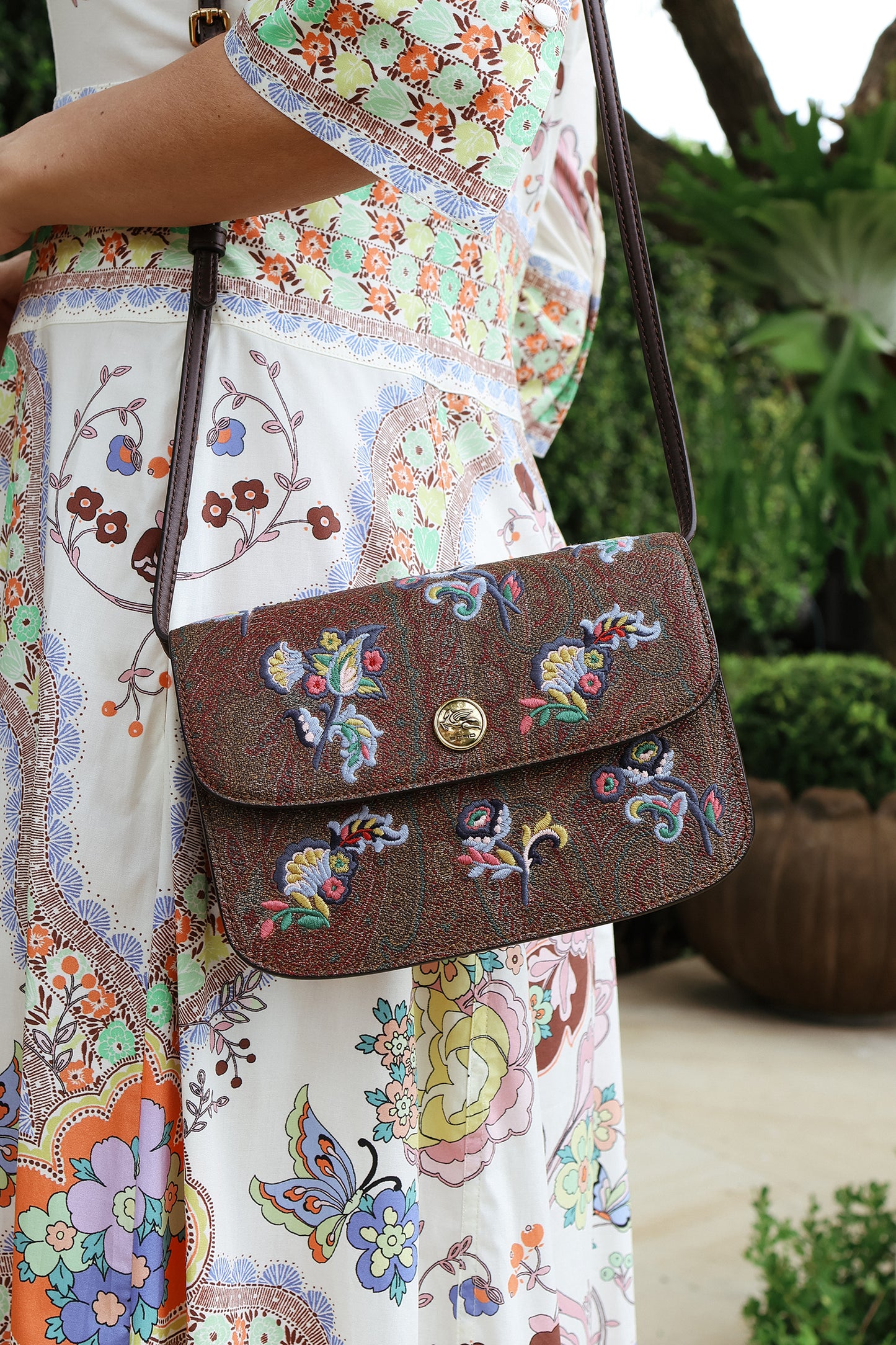 Essential Embroidery Crossbody Bag