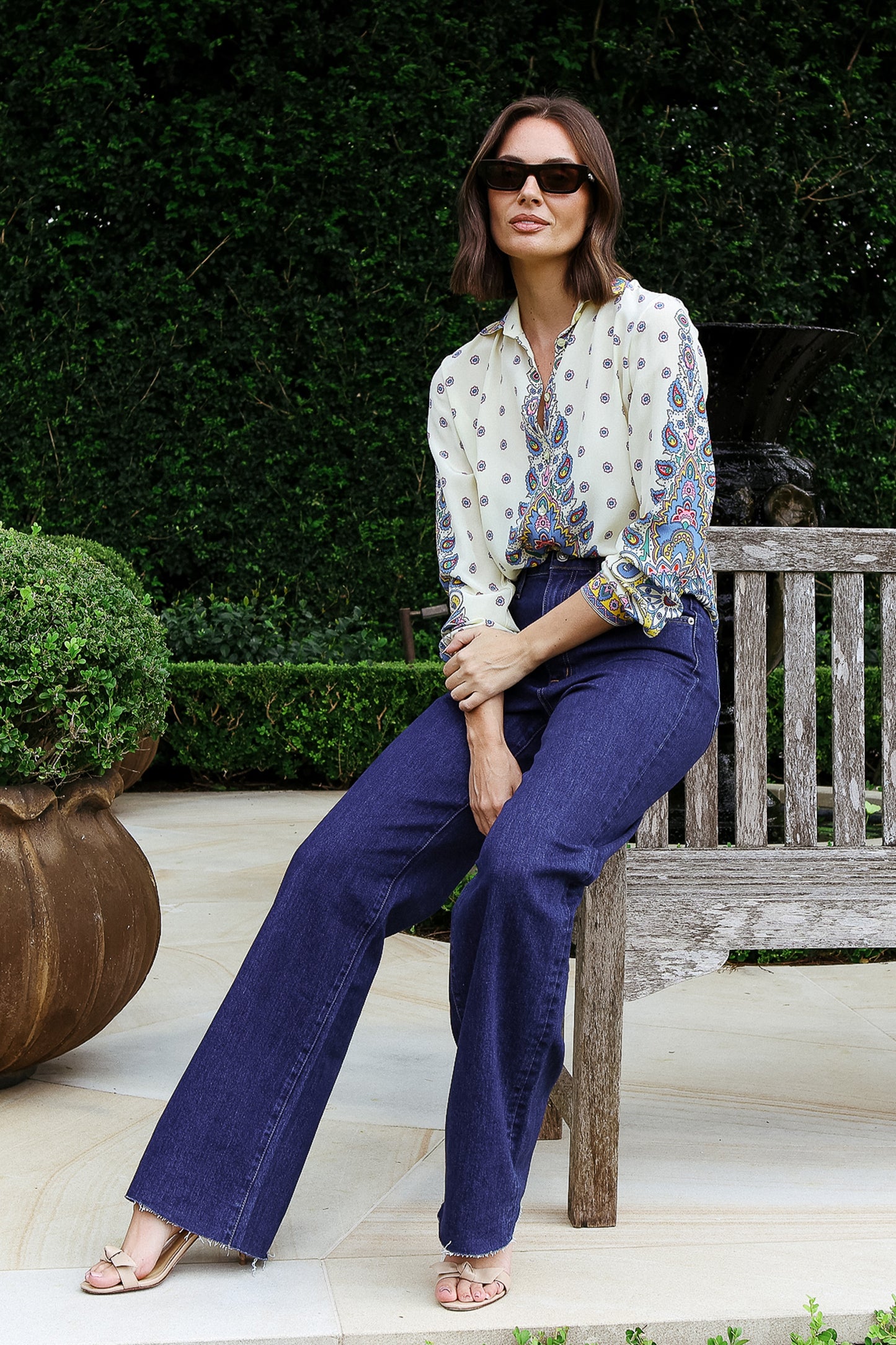 Printed Silk Shirt
