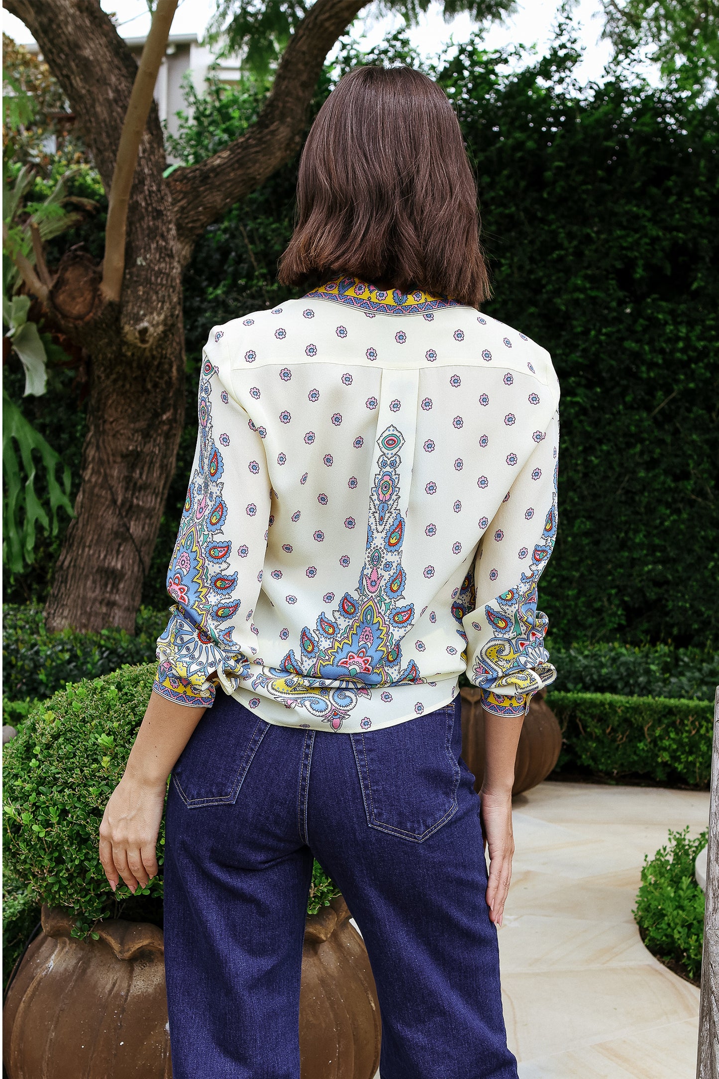 Printed Silk Shirt