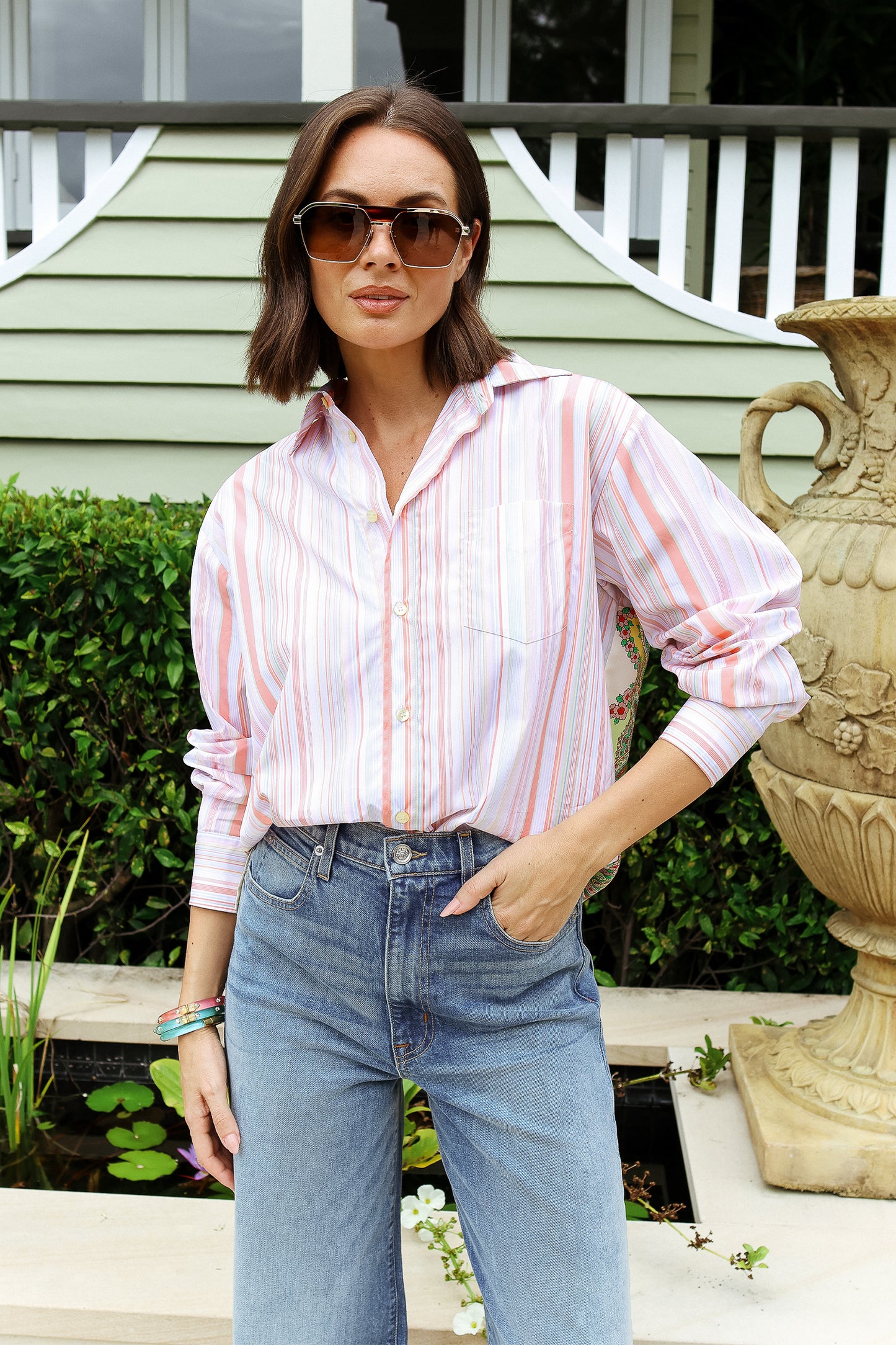 Mix Print Shirt