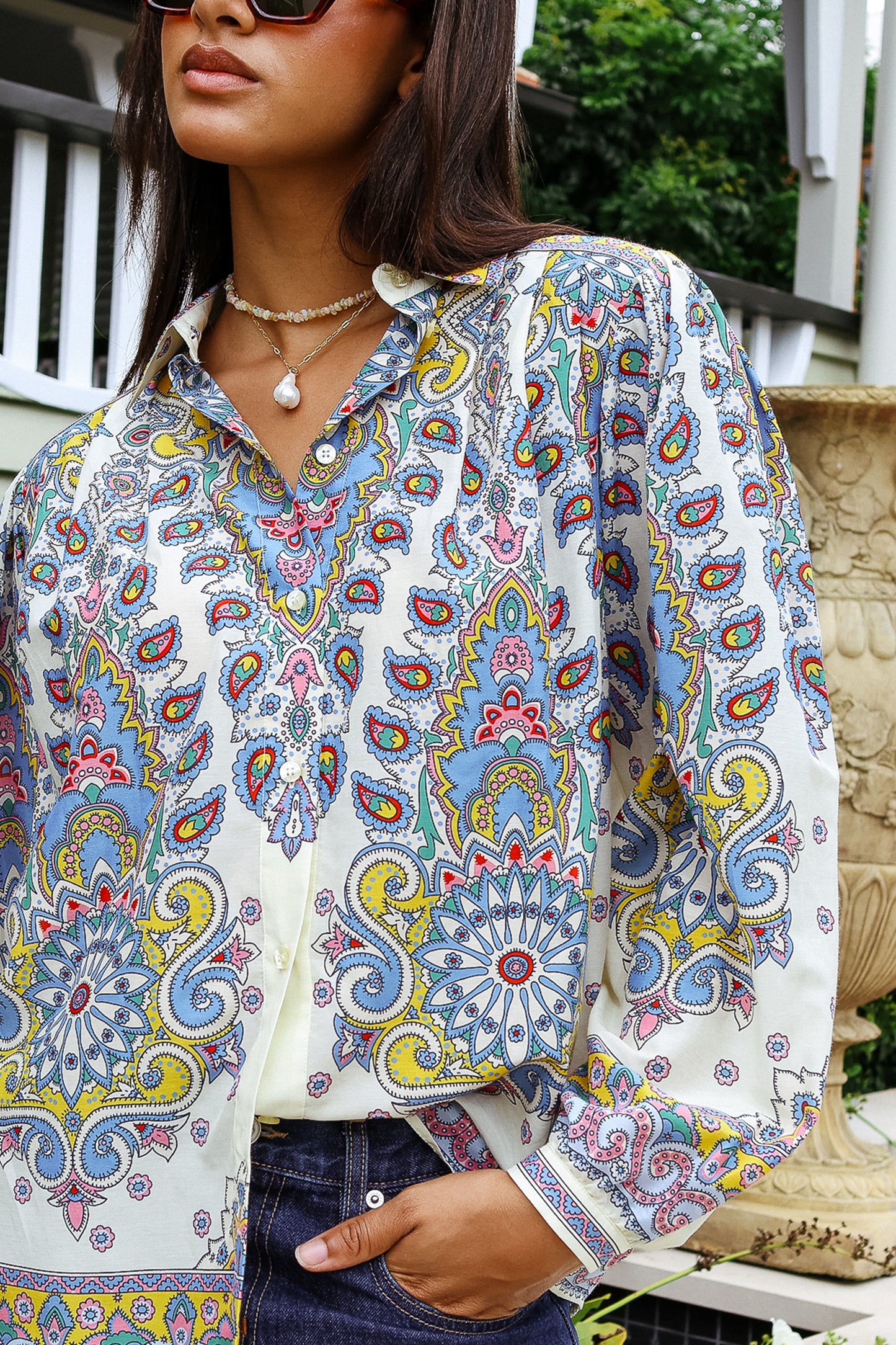Paisley Print Shirt