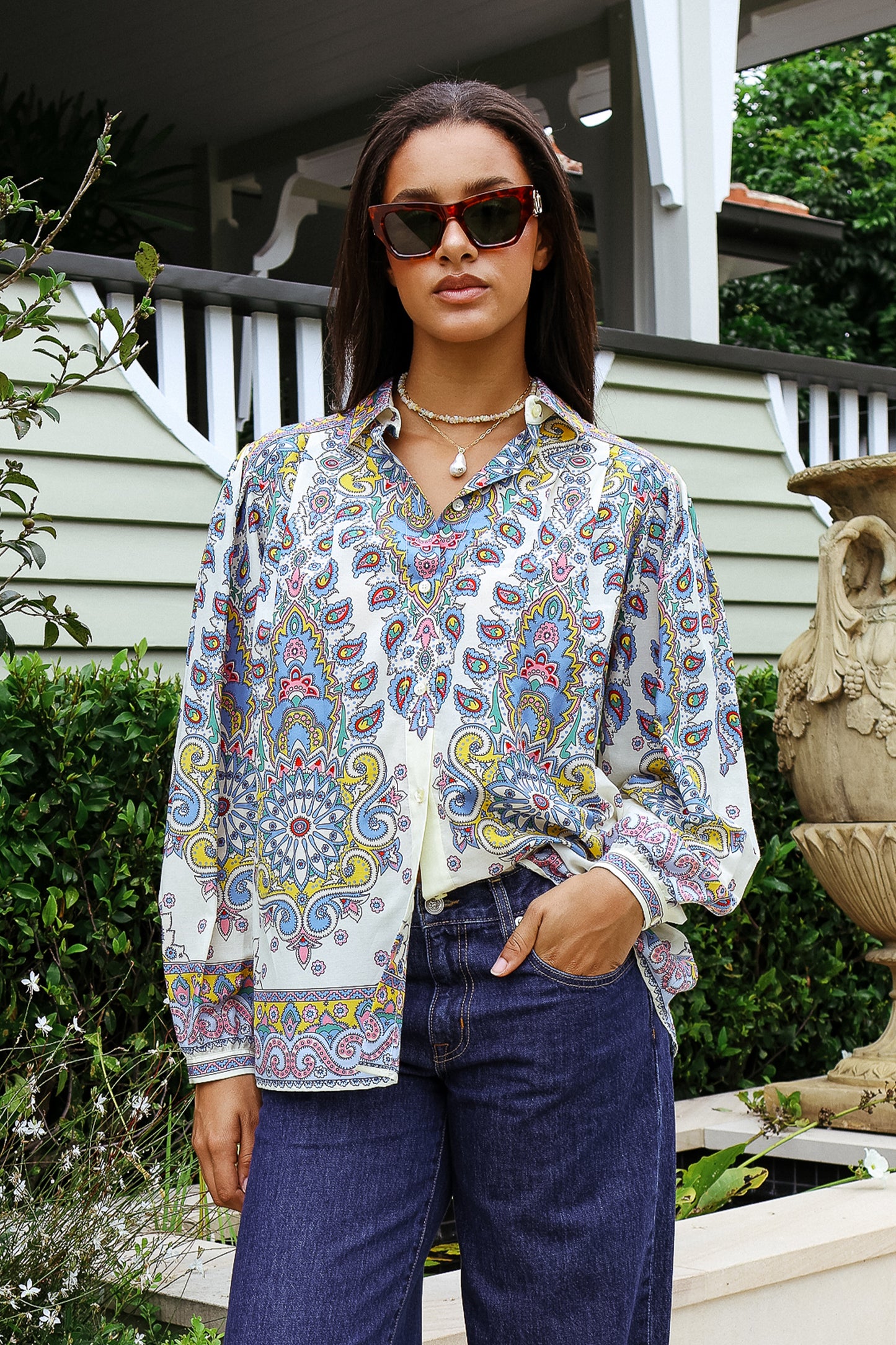 Paisley Print Shirt