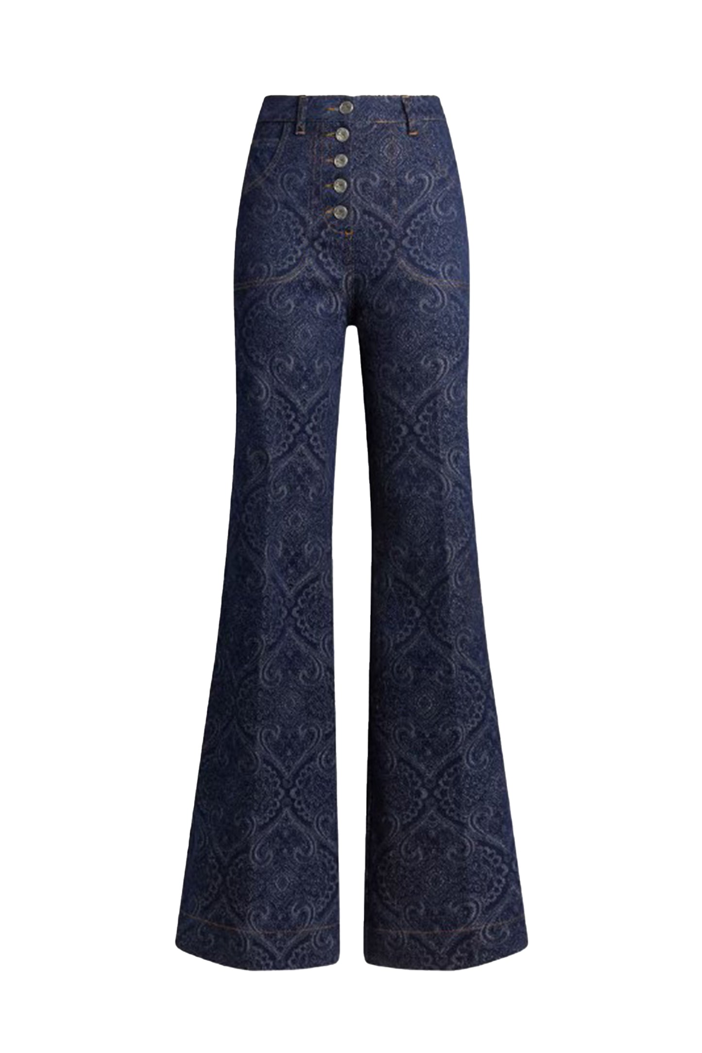 Flared Paisley Jean