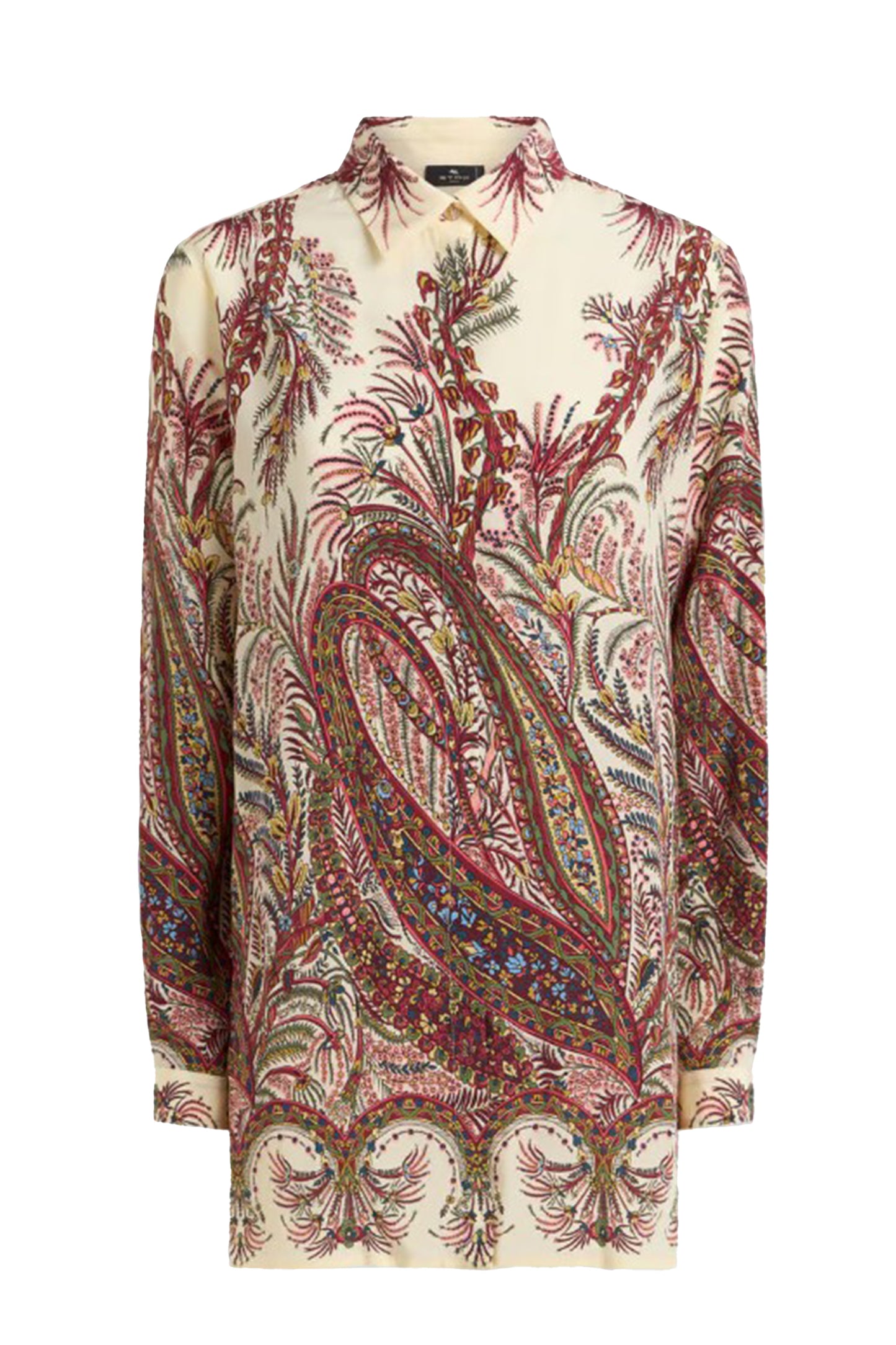 Floral Paisley Silk Shirt