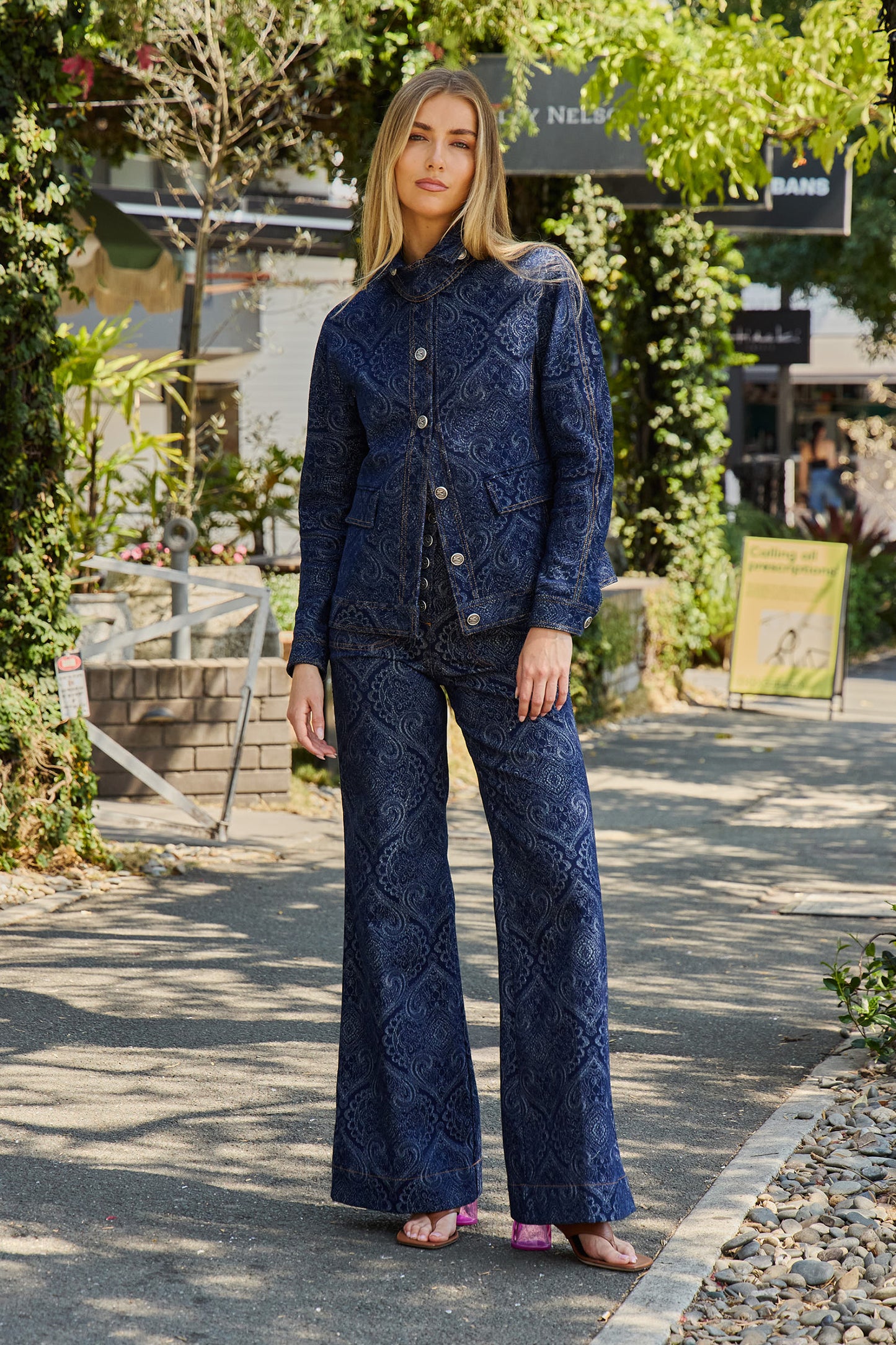 Paisley Denim Jacket