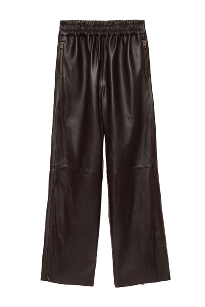 Baggy Leather Trouser