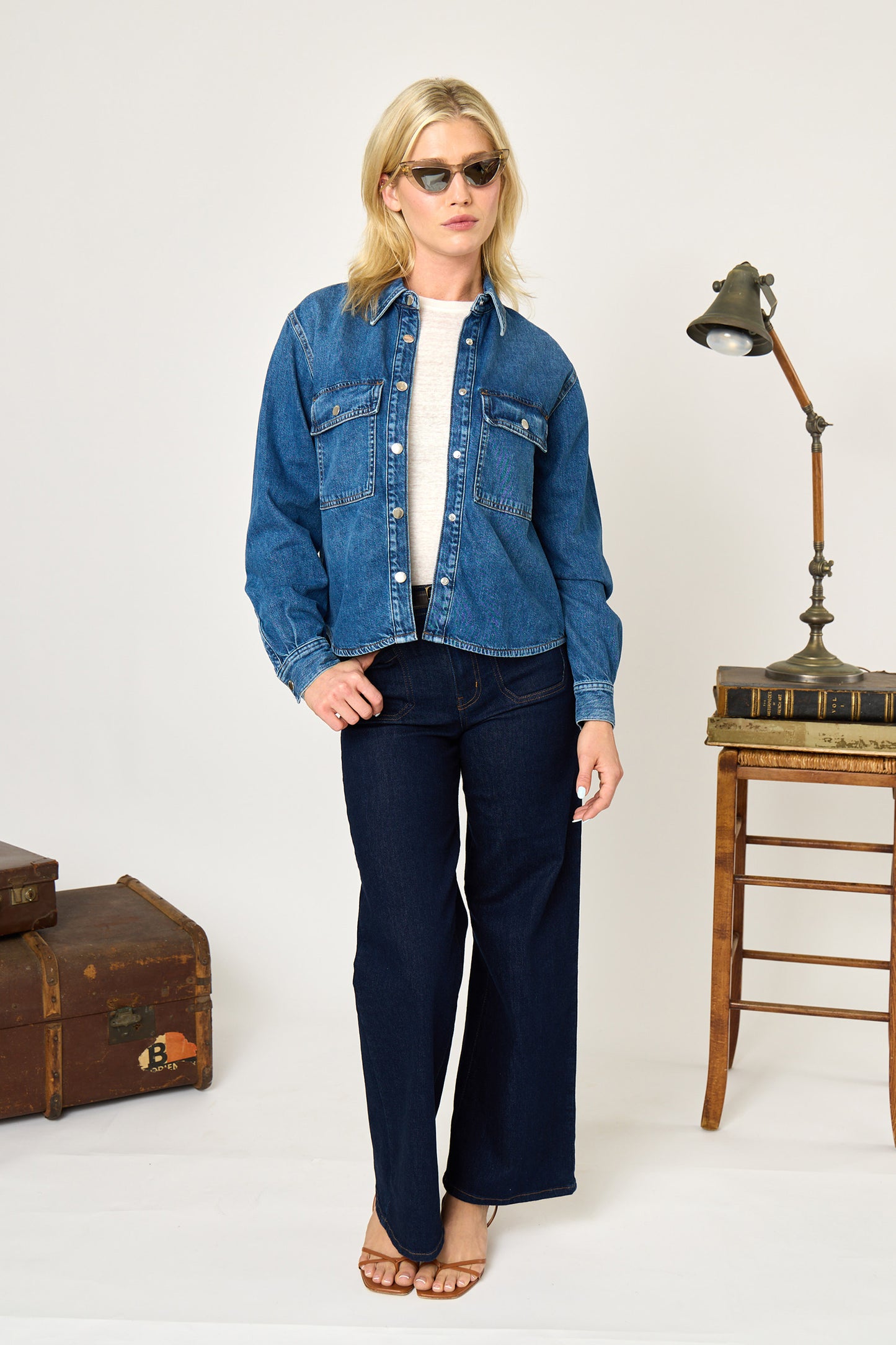 The Long Sleeve Hi-Low Shirt