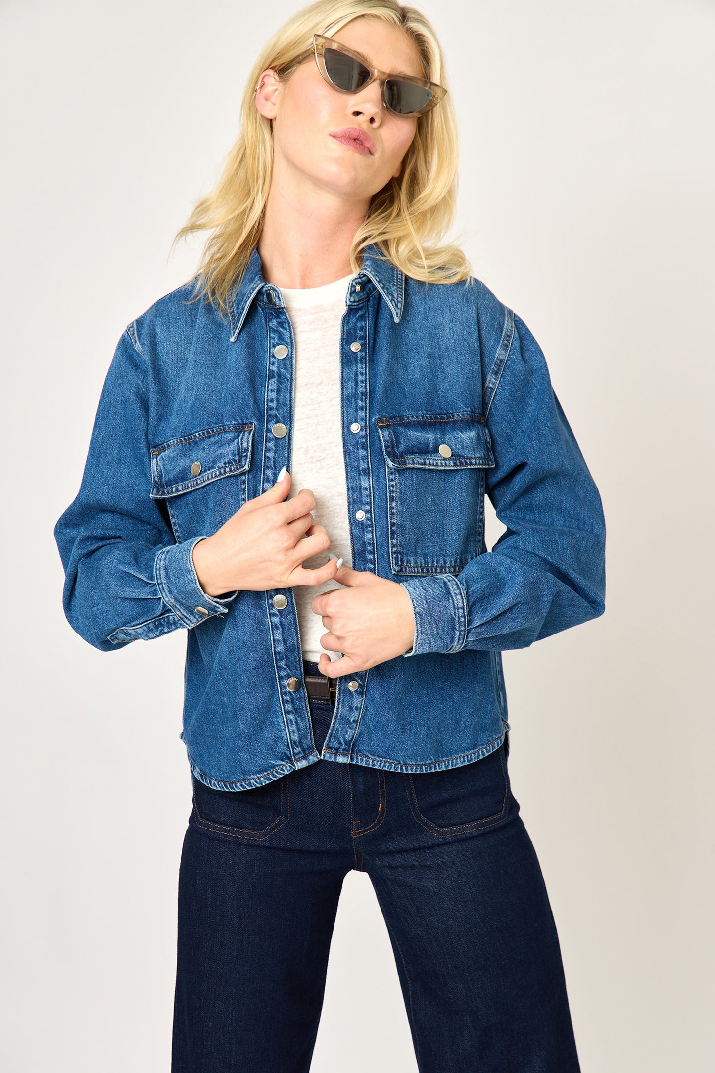 The Long Sleeve Hi-Low Shirt