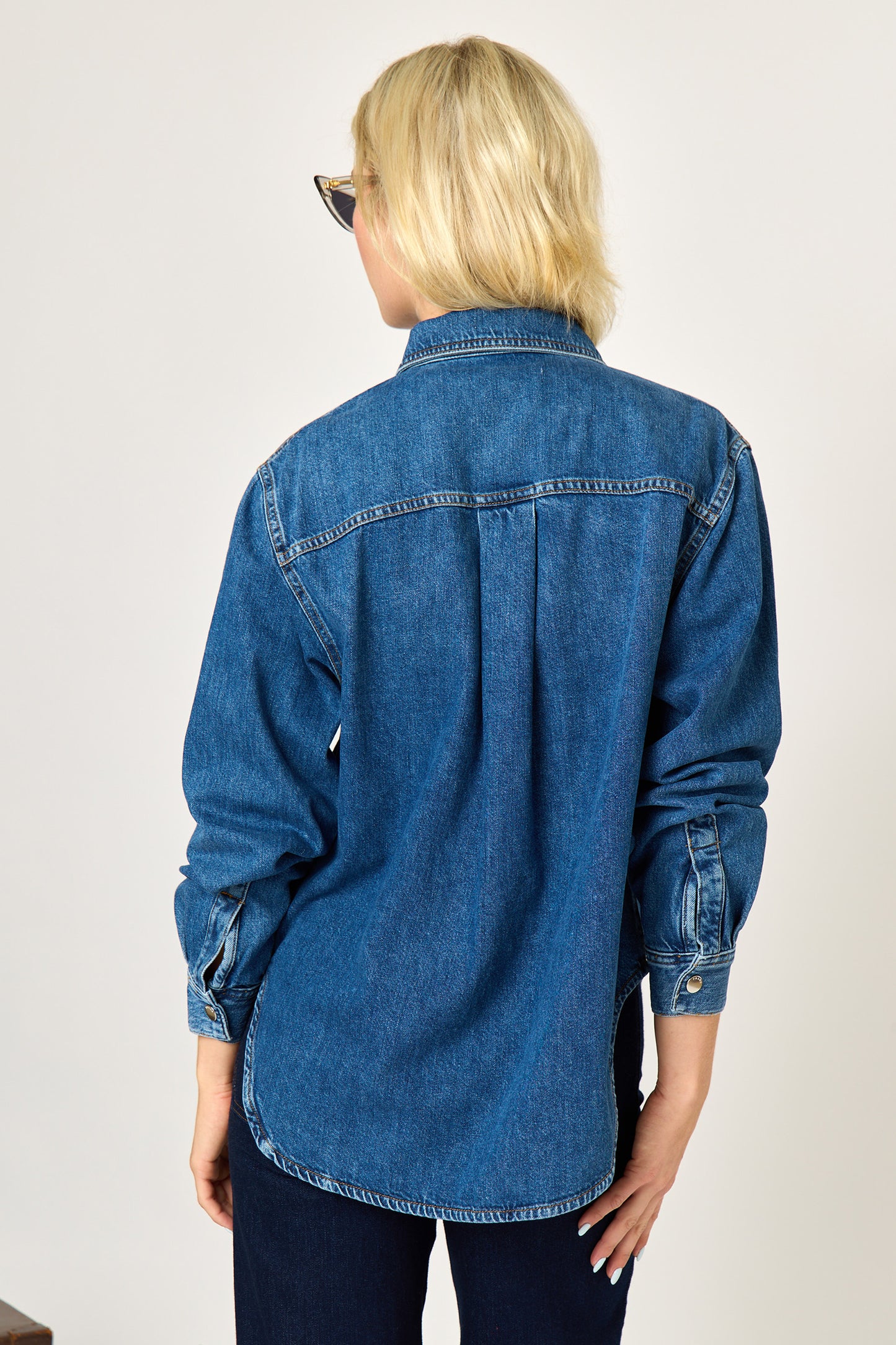The Long Sleeve Hi-Low Shirt