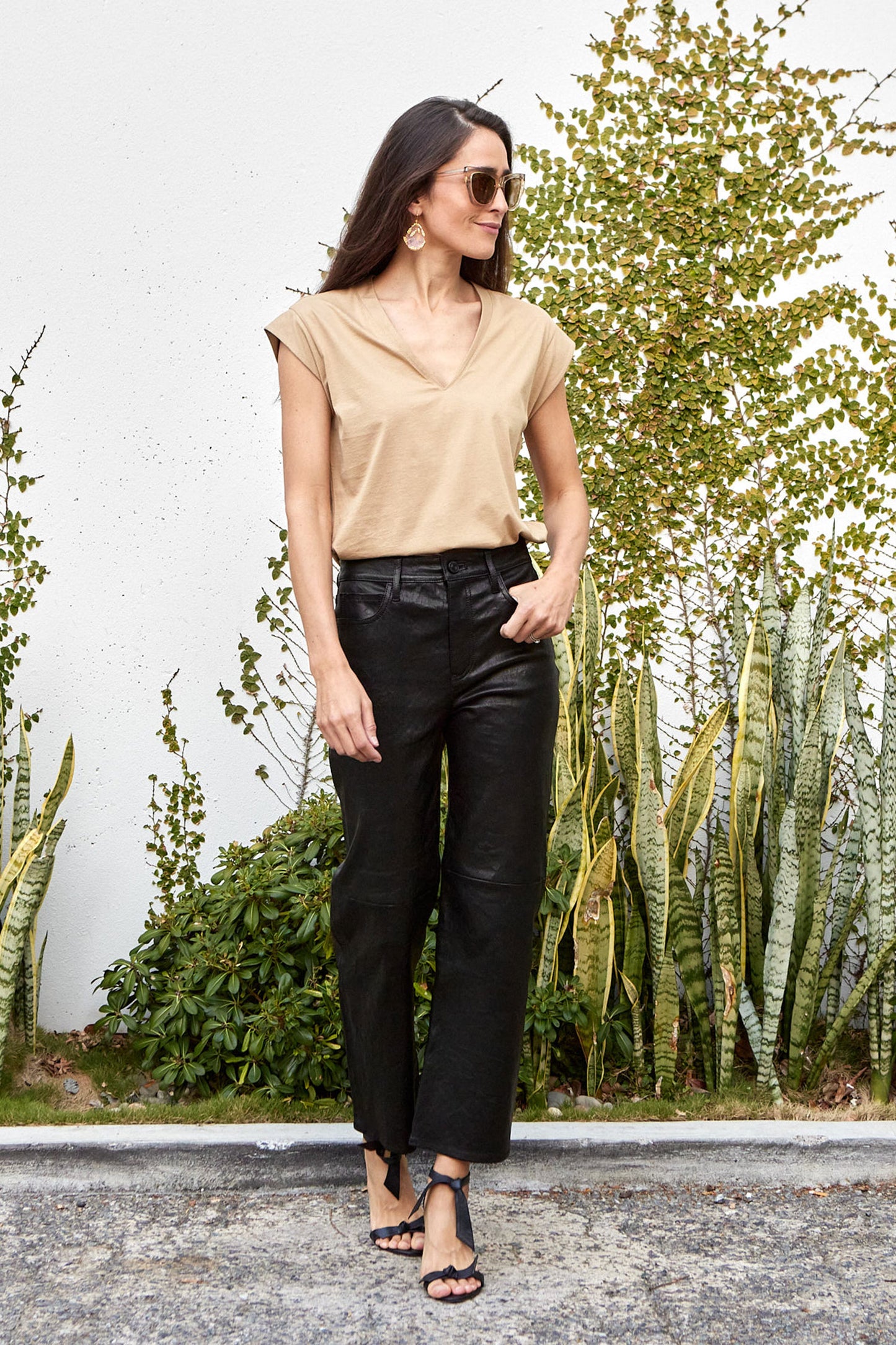 Le Jane Crop Leather