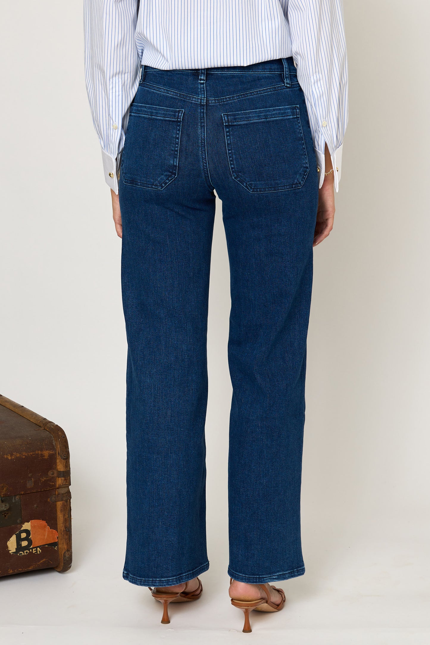 Le Slim Palazzo Modernist Pocket Jean